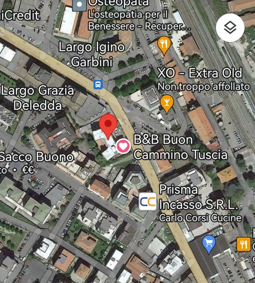 City view in B&B Buon Cammino Tuscia - Parcheggio - convenzionato con impianti termali