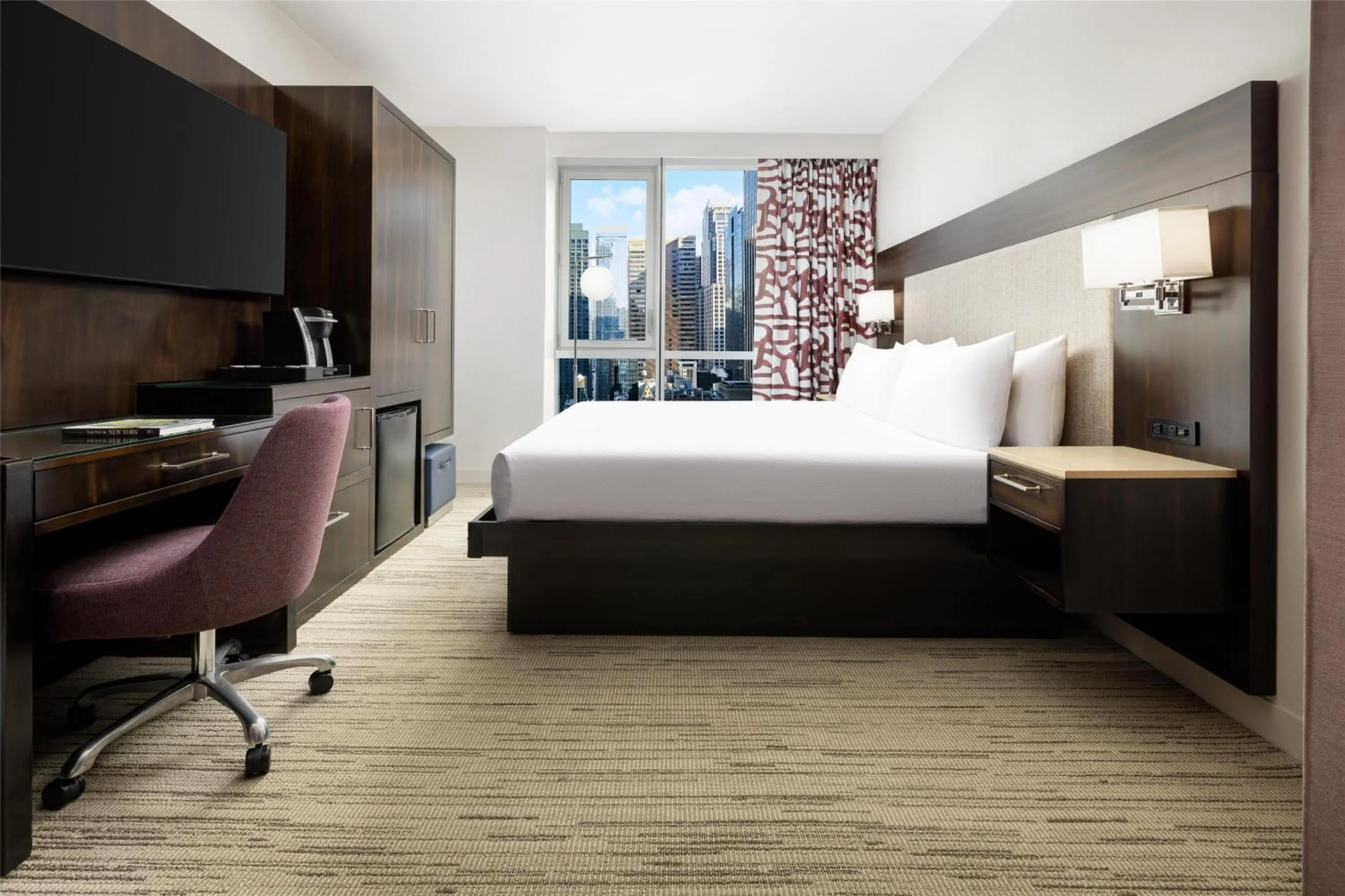 Bed in Hilton Garden Inn New York - Times Square Central