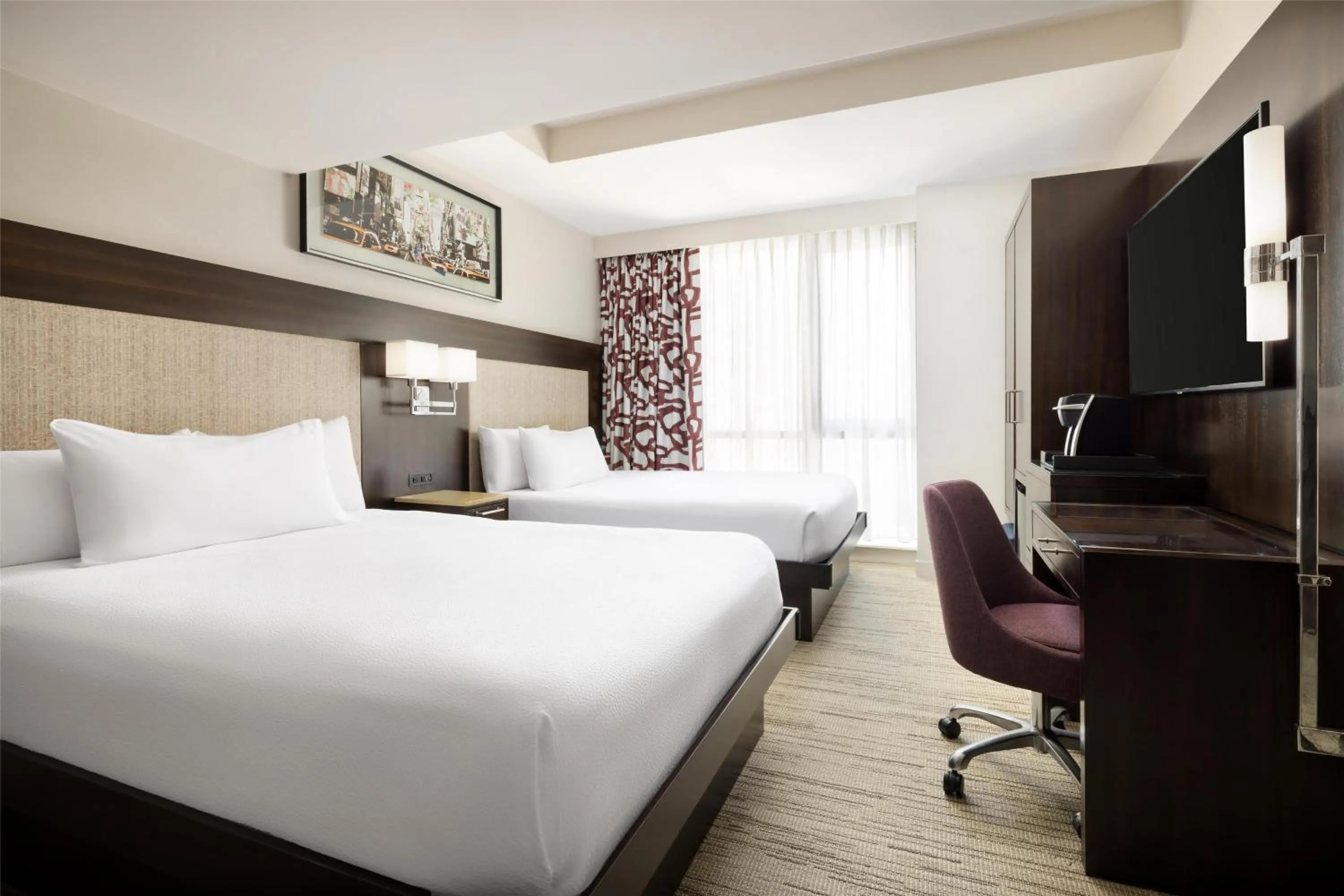Bed in Hilton Garden Inn New York - Times Square Central