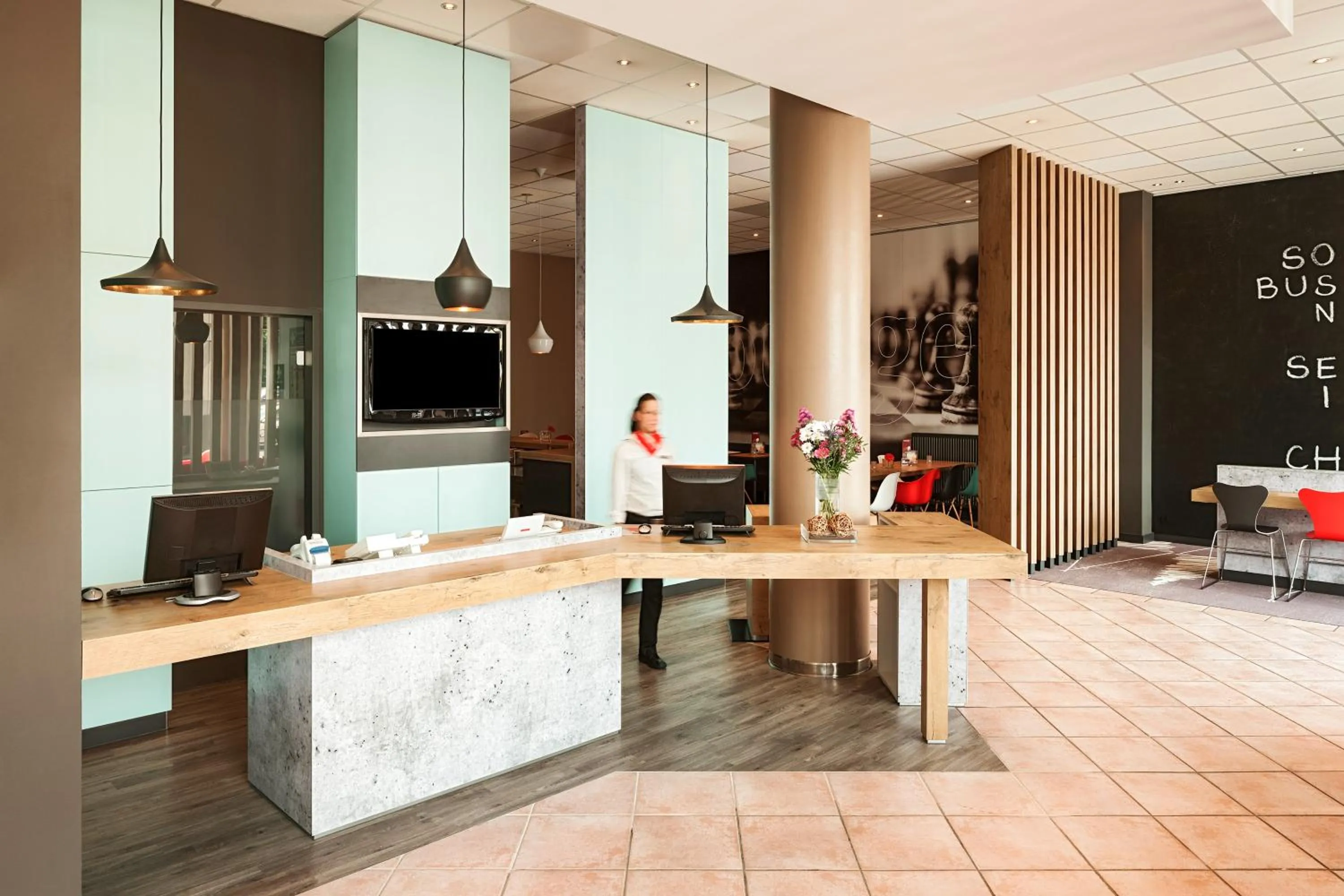 Lobby or reception in ibis Hotel Berlin Spandau