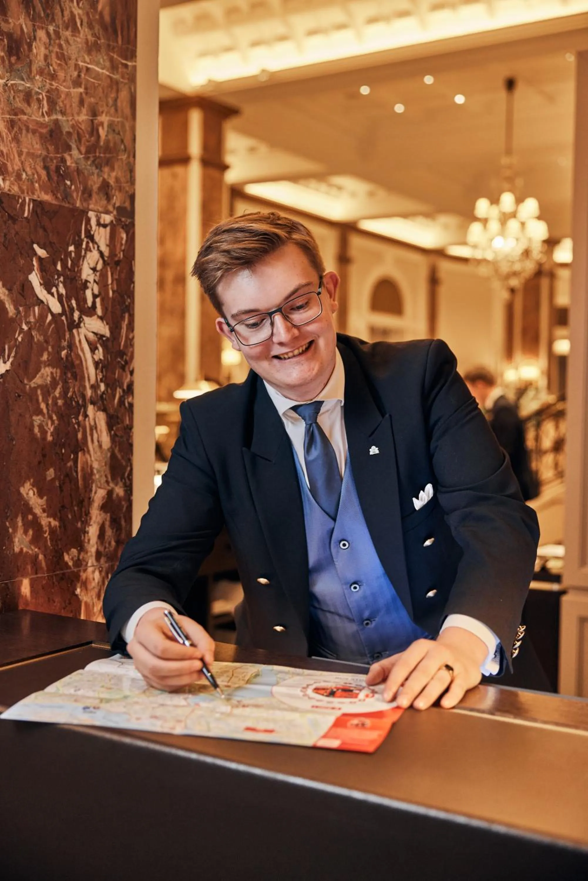 concierge in Hotel Atlantic Hamburg, Autograph Collection