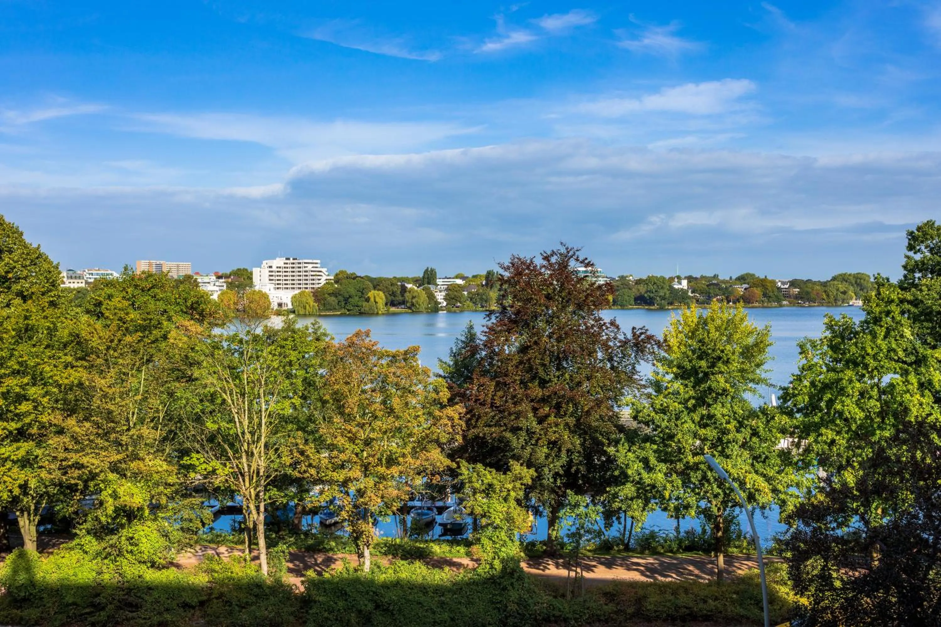Lake view in Hotel Atlantic Hamburg, Autograph Collection