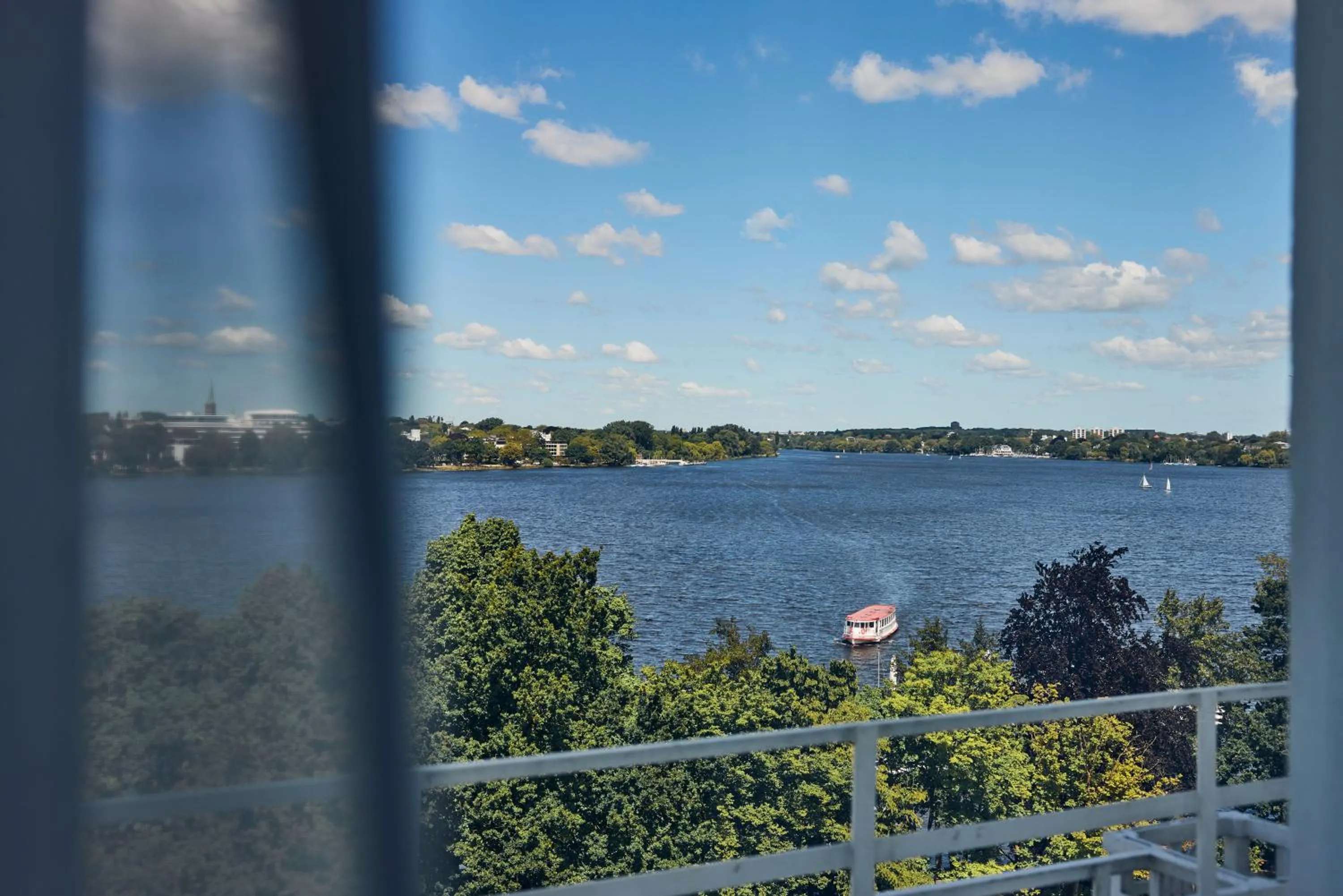 Lake view in Hotel Atlantic Hamburg, Autograph Collection