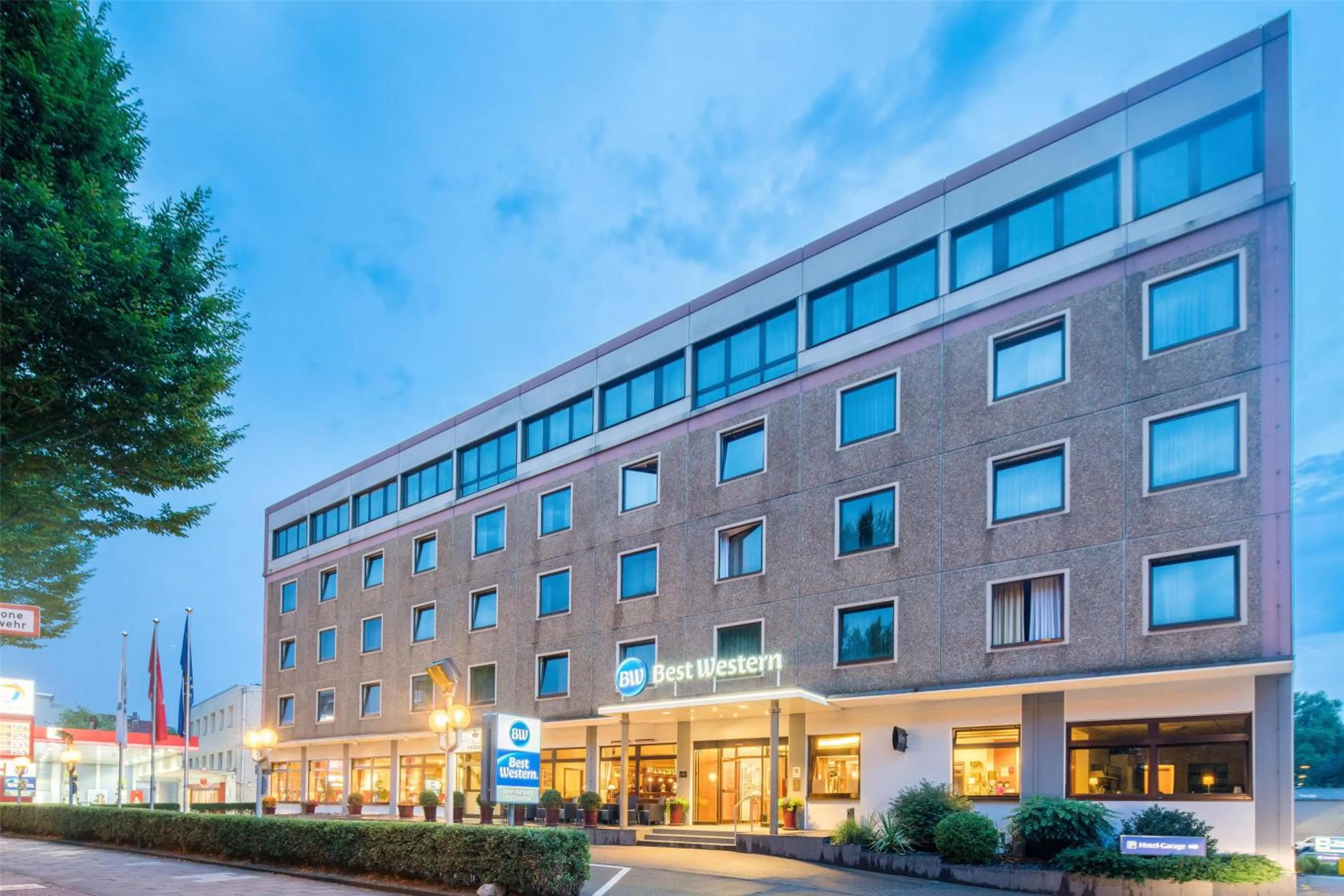 Property building in Best Western Hotel Hamburg International