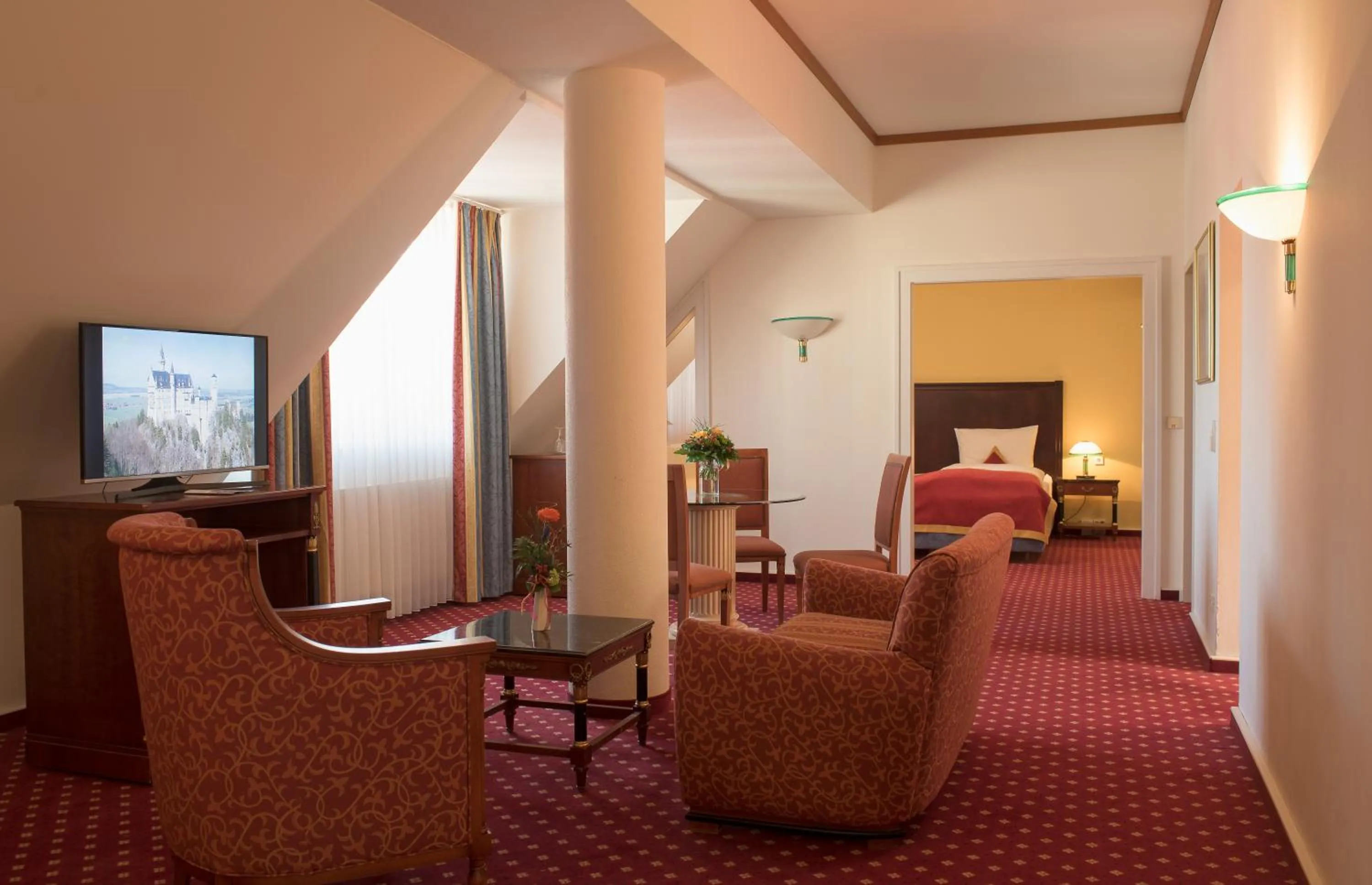 Living room in Luitpoldpark-Hotel