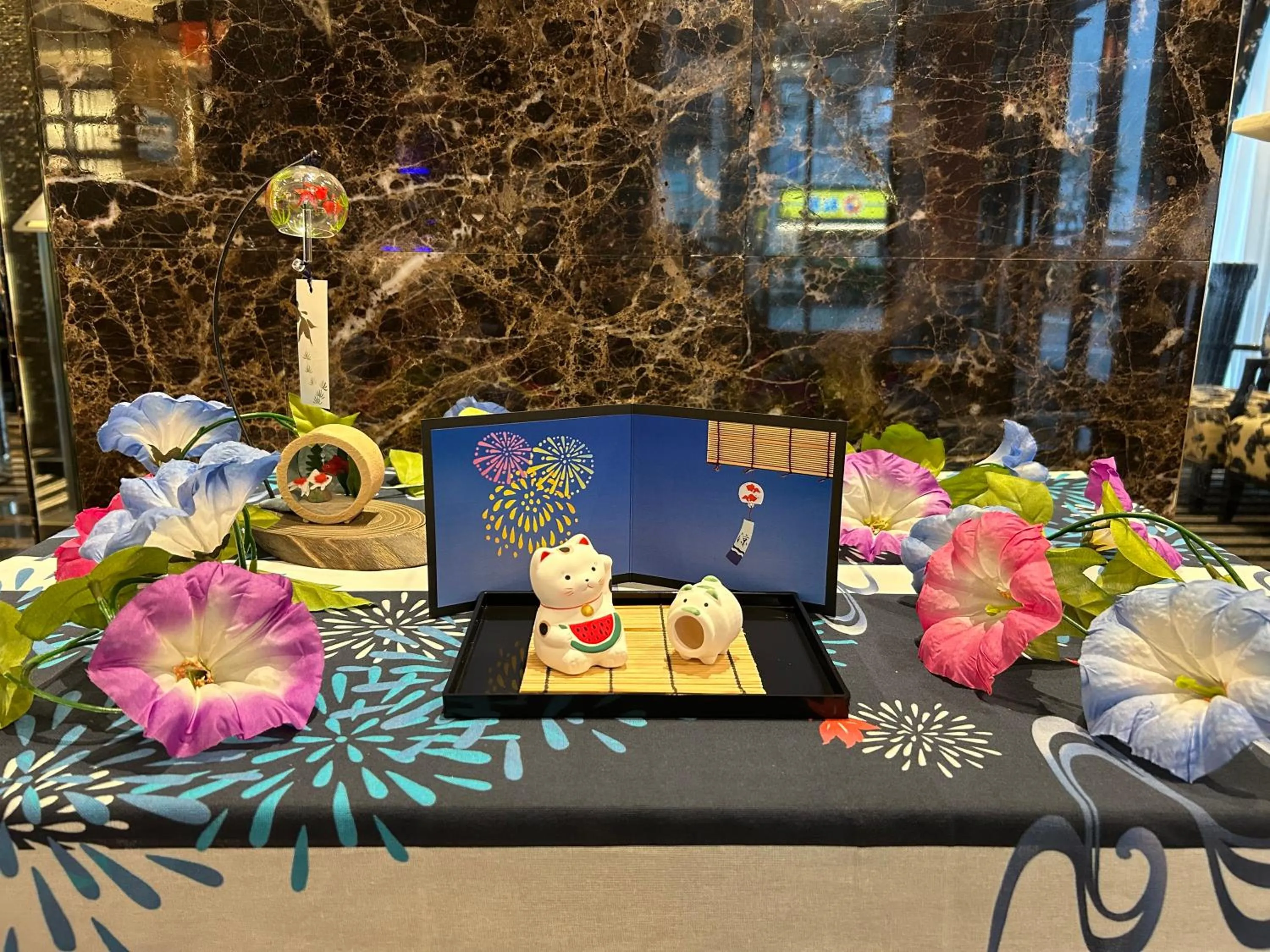 Decorative detail in APA Hotel Omori Ekimae