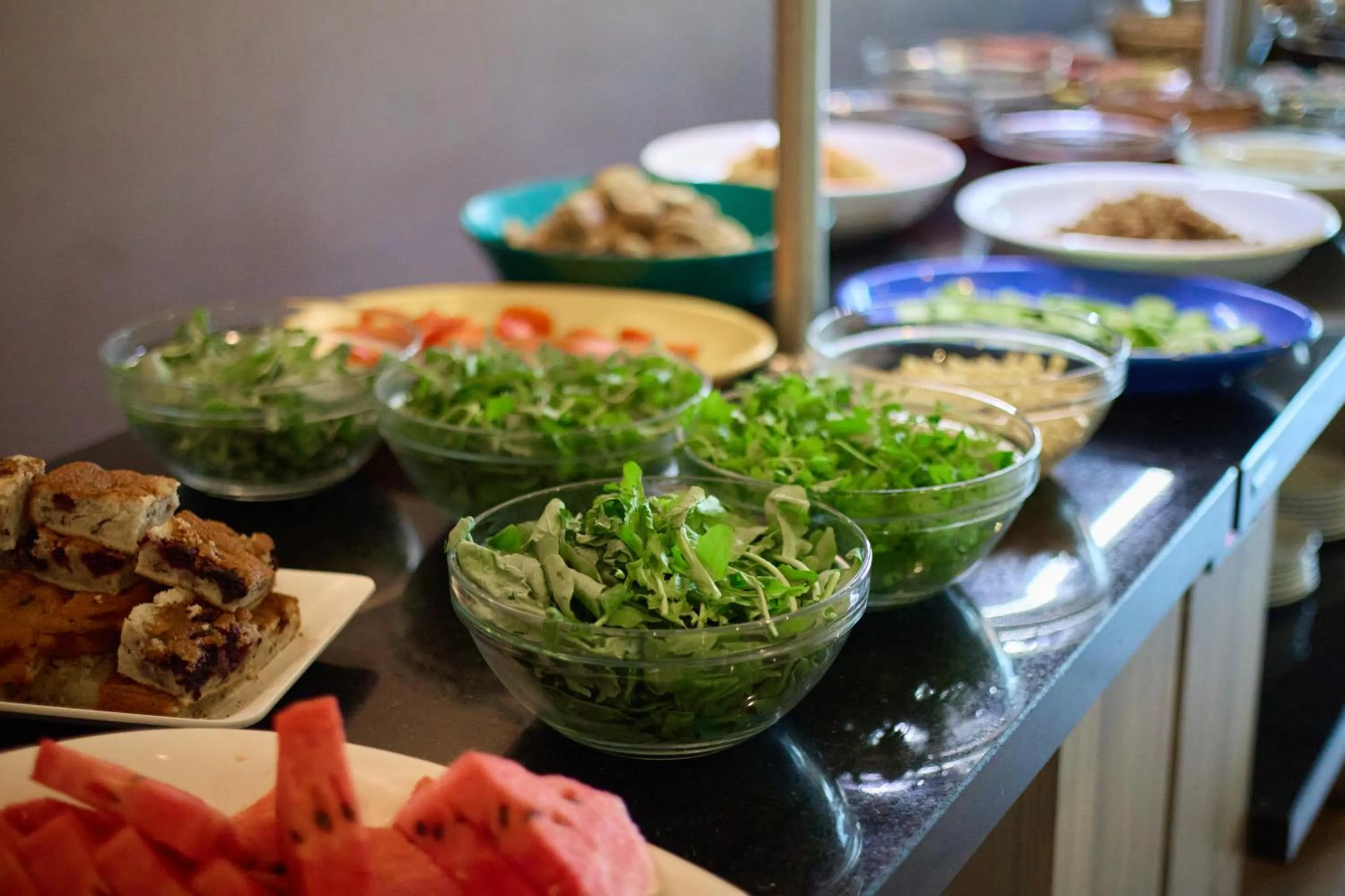 Buffet breakfast in Asli Hotel