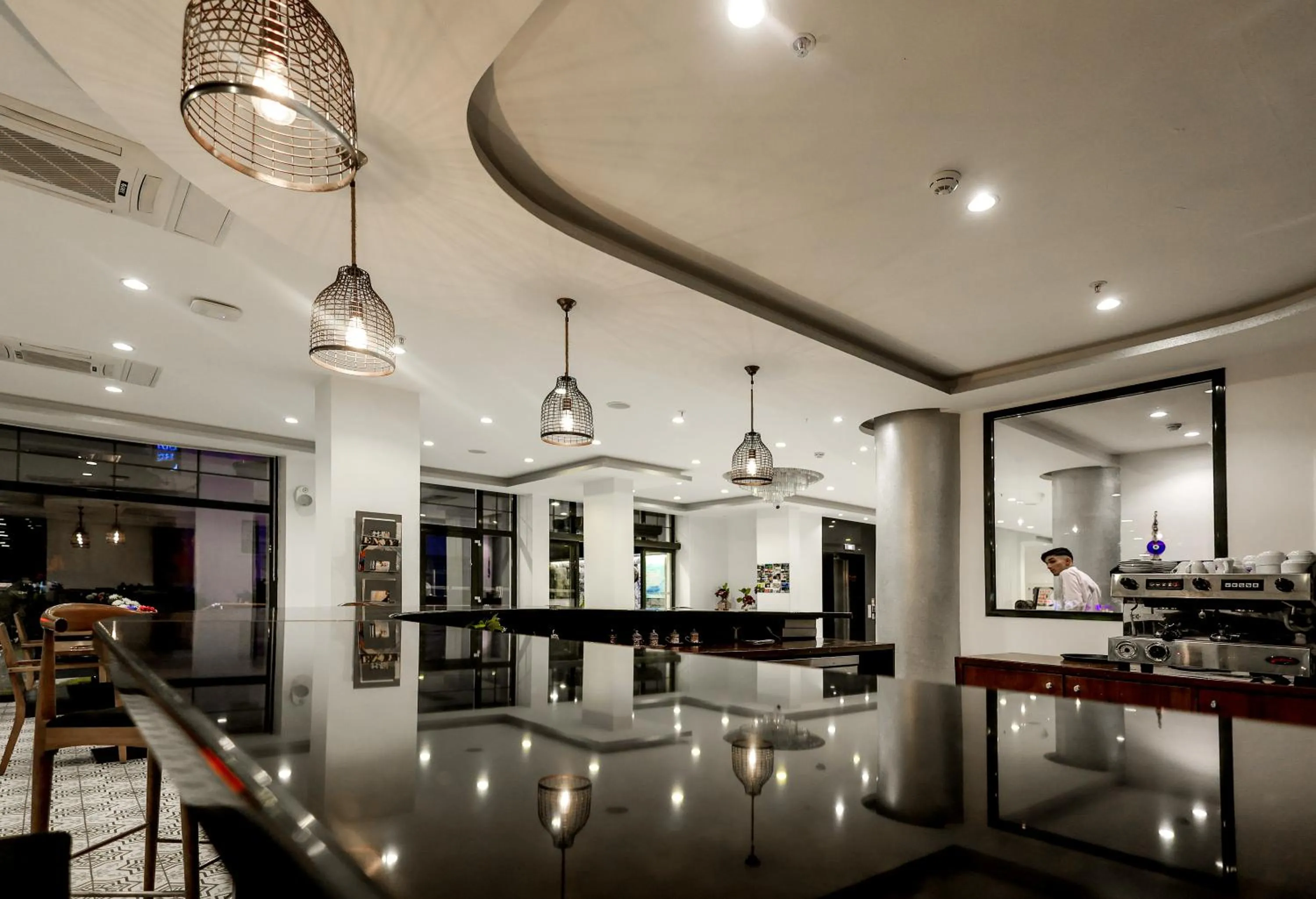 Lobby or reception in Asli Hotel