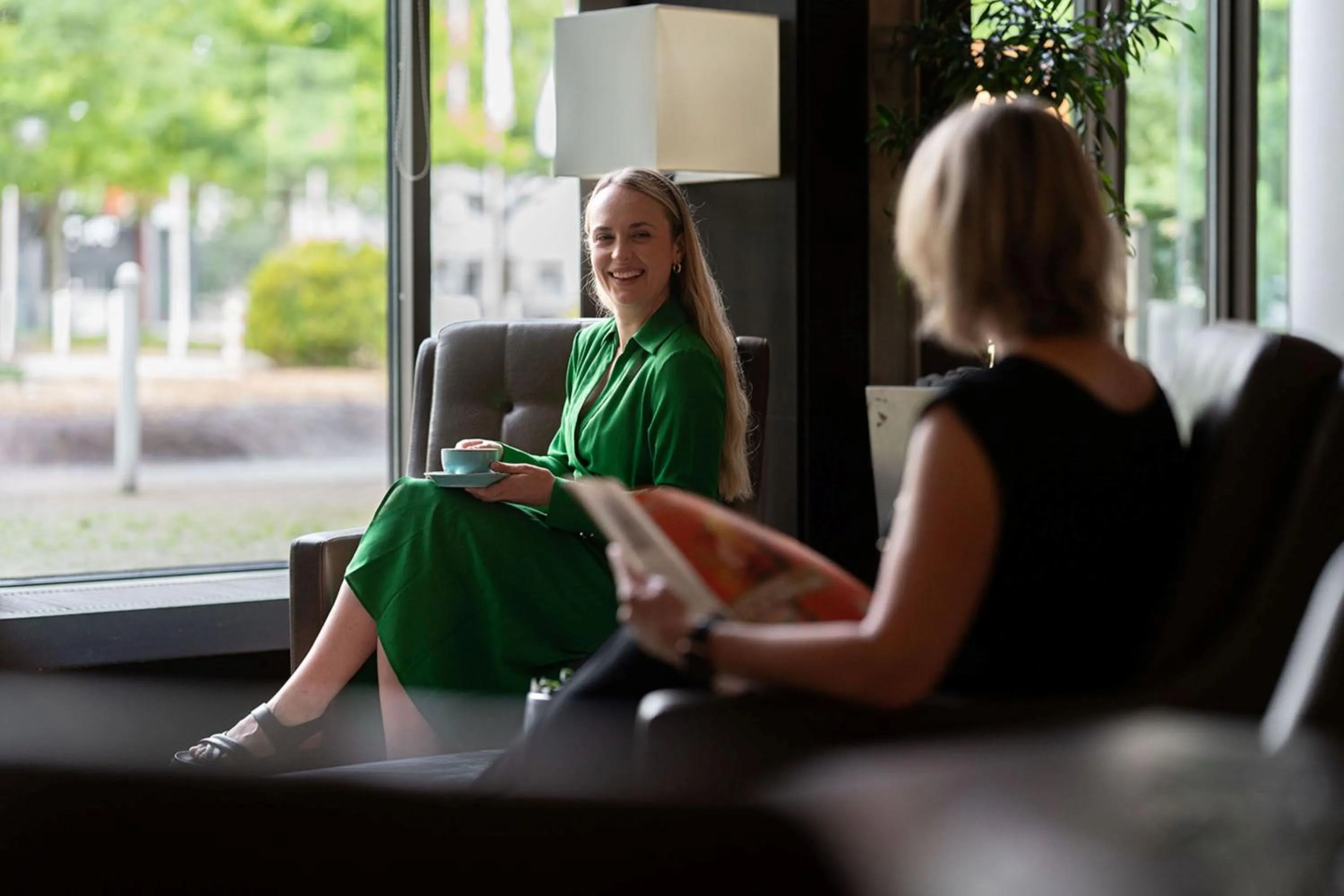 Lobby or reception in Sheraton Essen Hotel