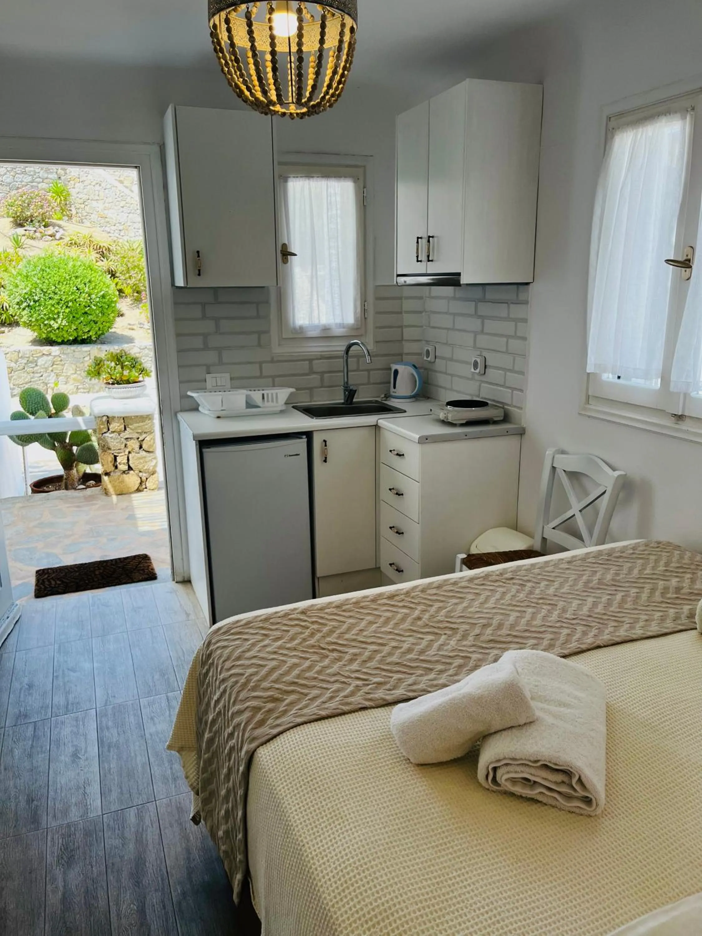 Bed in Navy Blue Suites