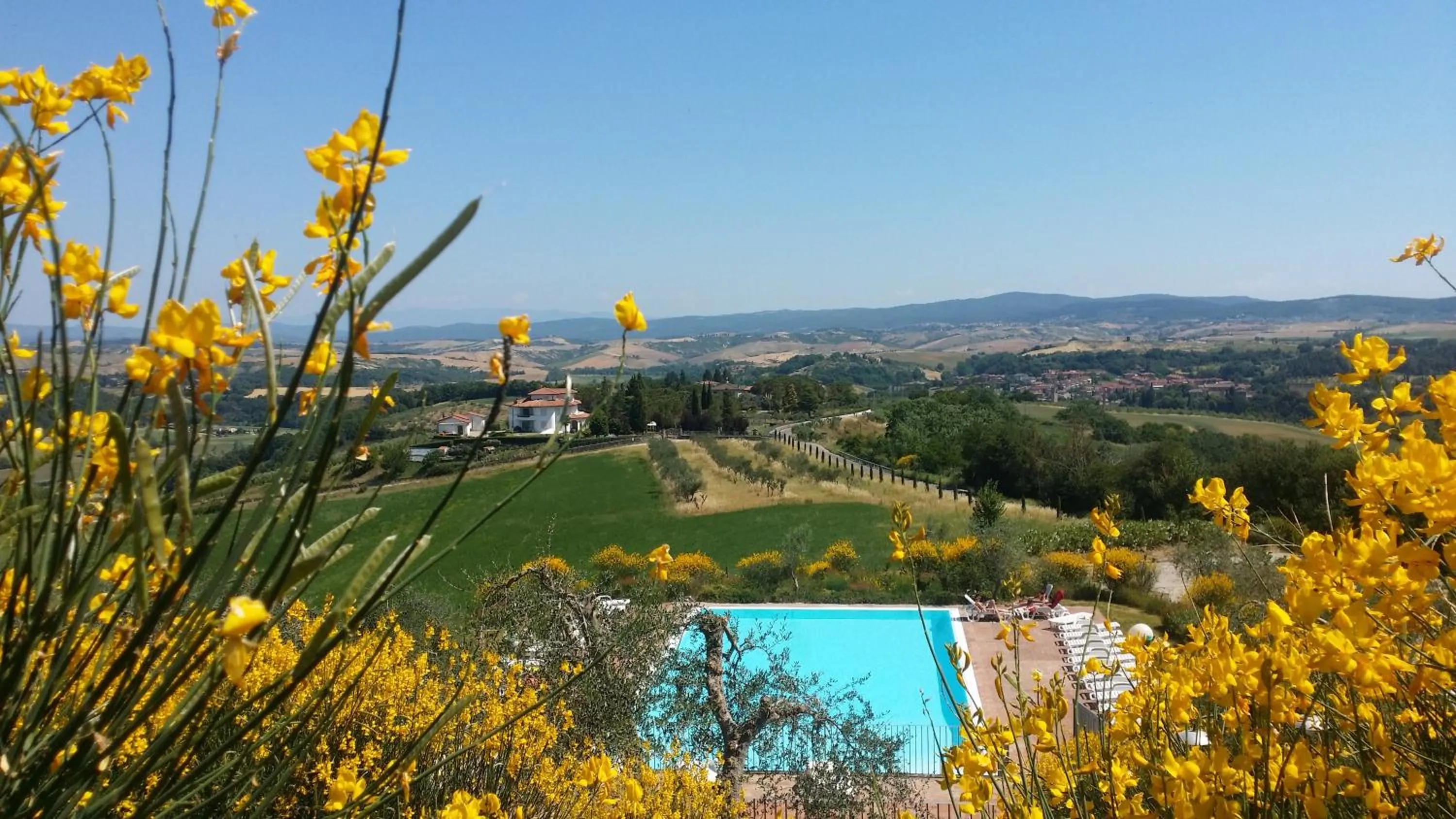 Holidays in apartment with swimming pool in Tuscany Siena