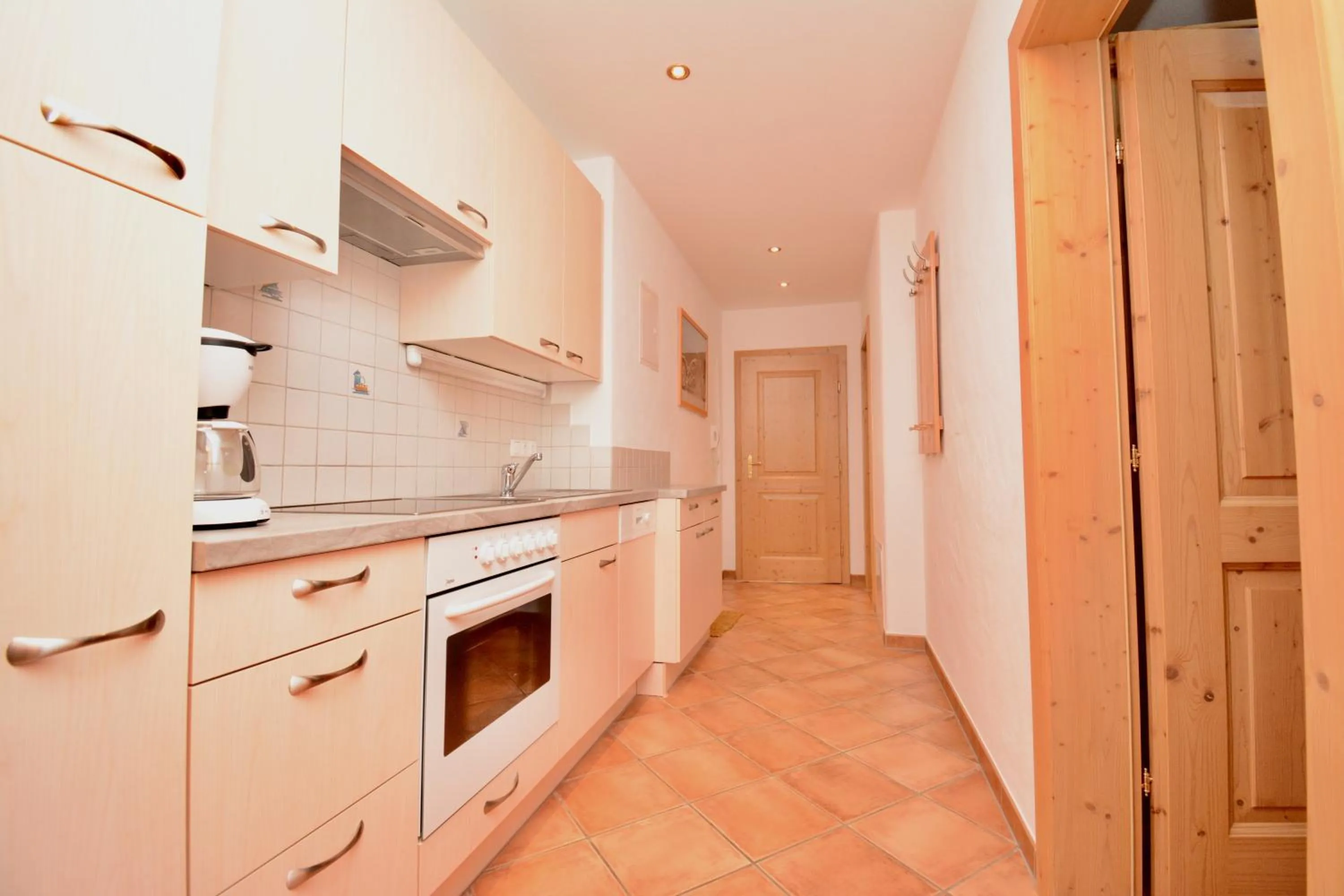 Kitchen or kitchenette in Appartement Oberschernthann