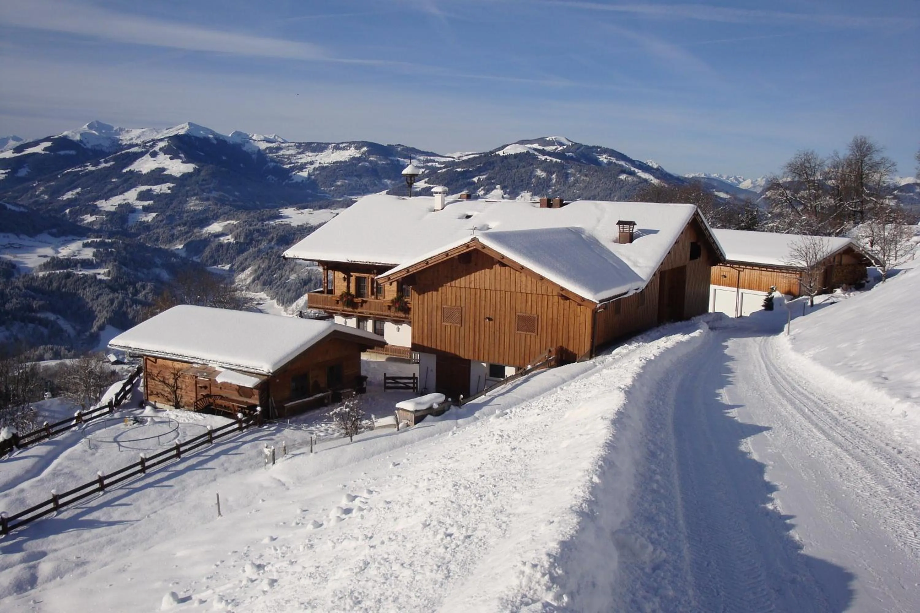 Winter in Appartement Oberschernthann