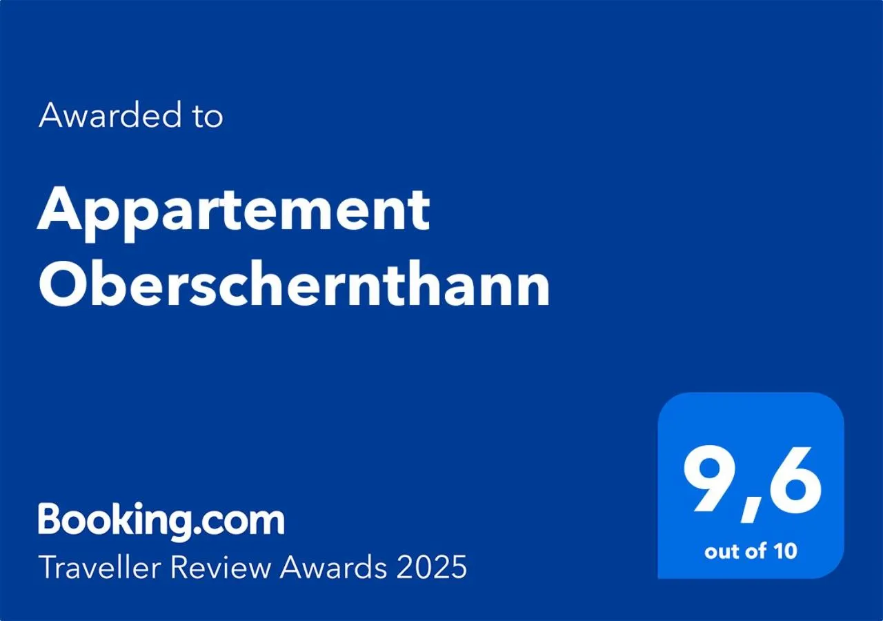 Certificate/Award in Appartement Oberschernthann