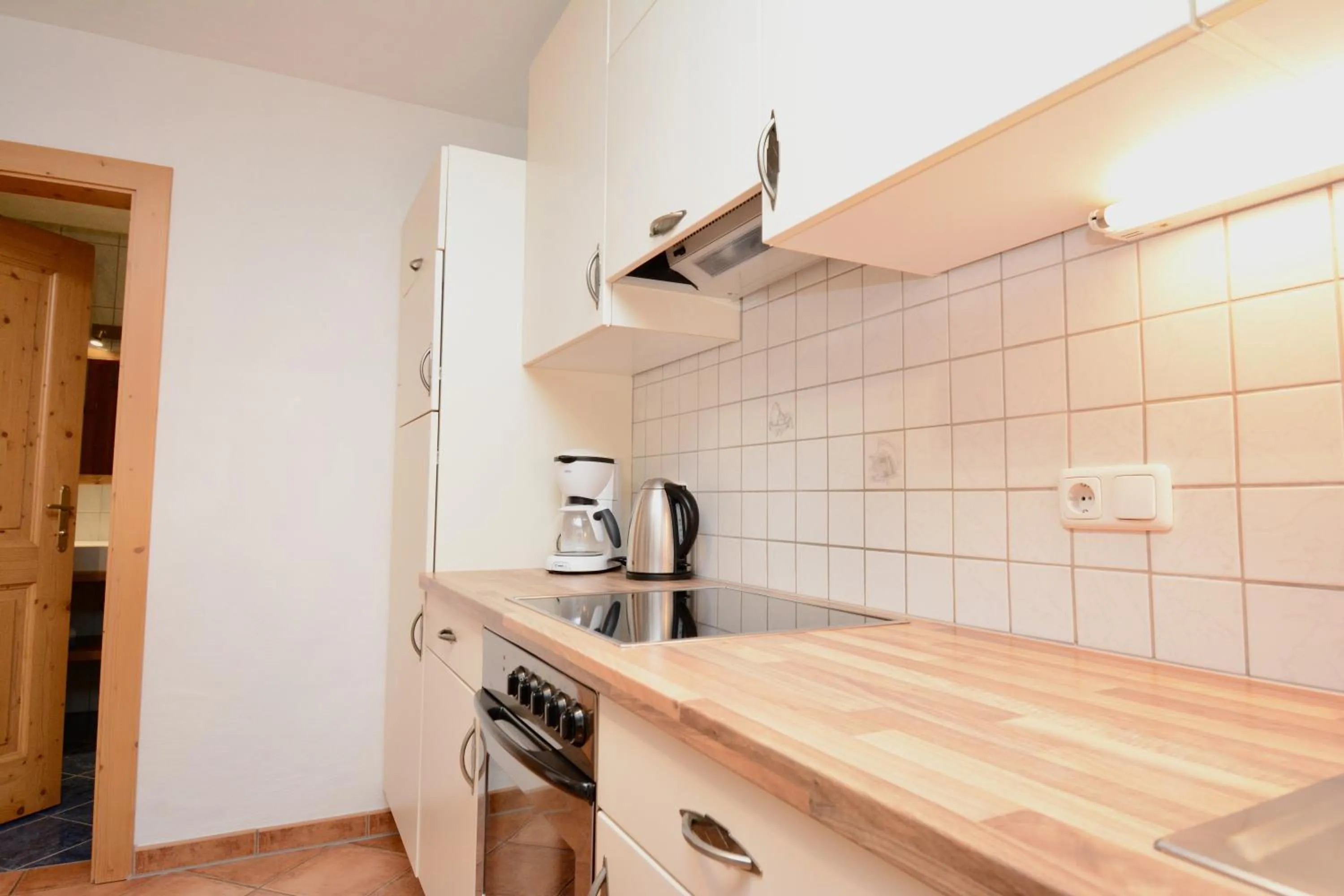 Kitchen or kitchenette in Appartement Oberschernthann