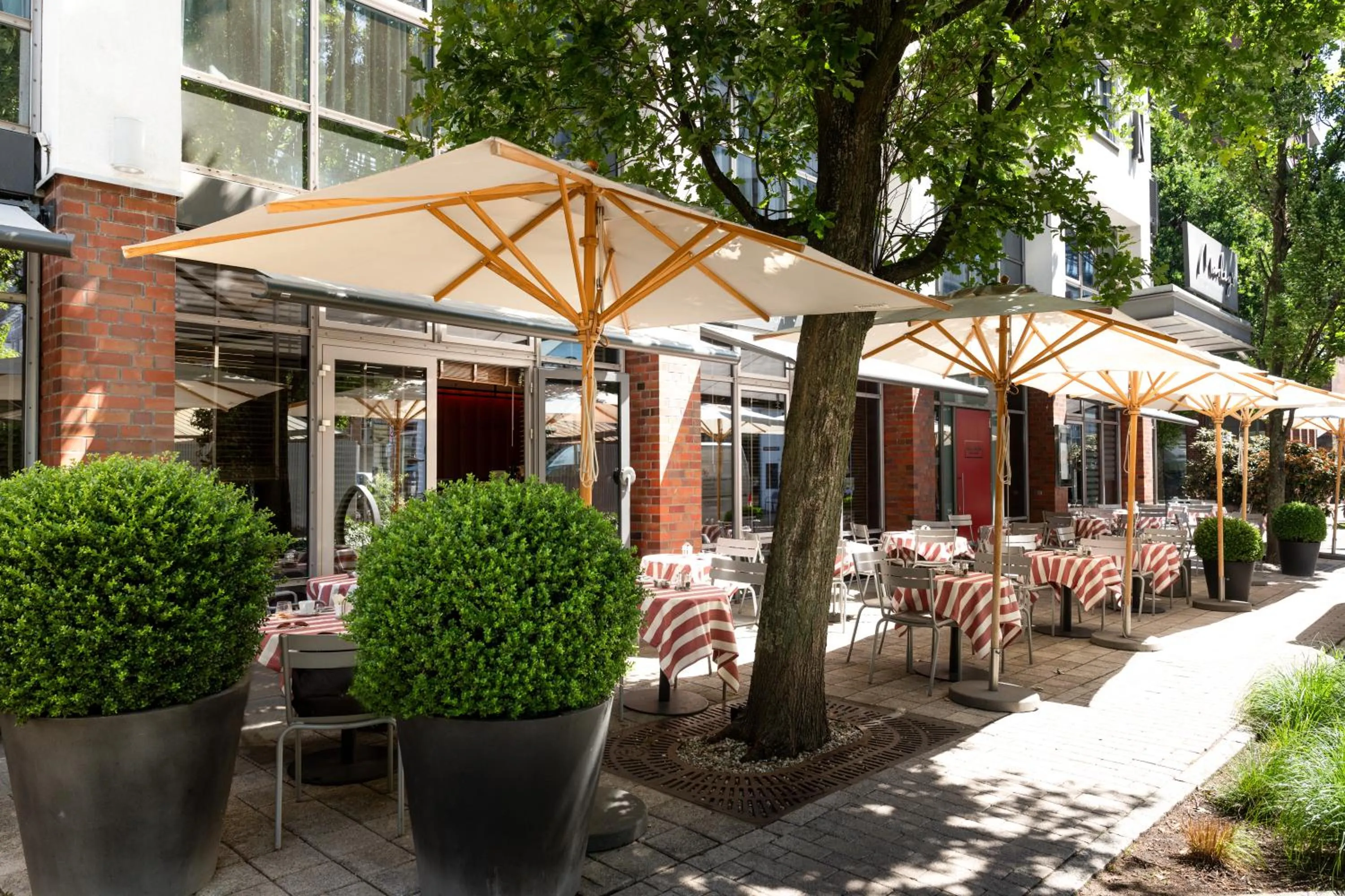 Property building in THE MADISON Hotel Hamburg