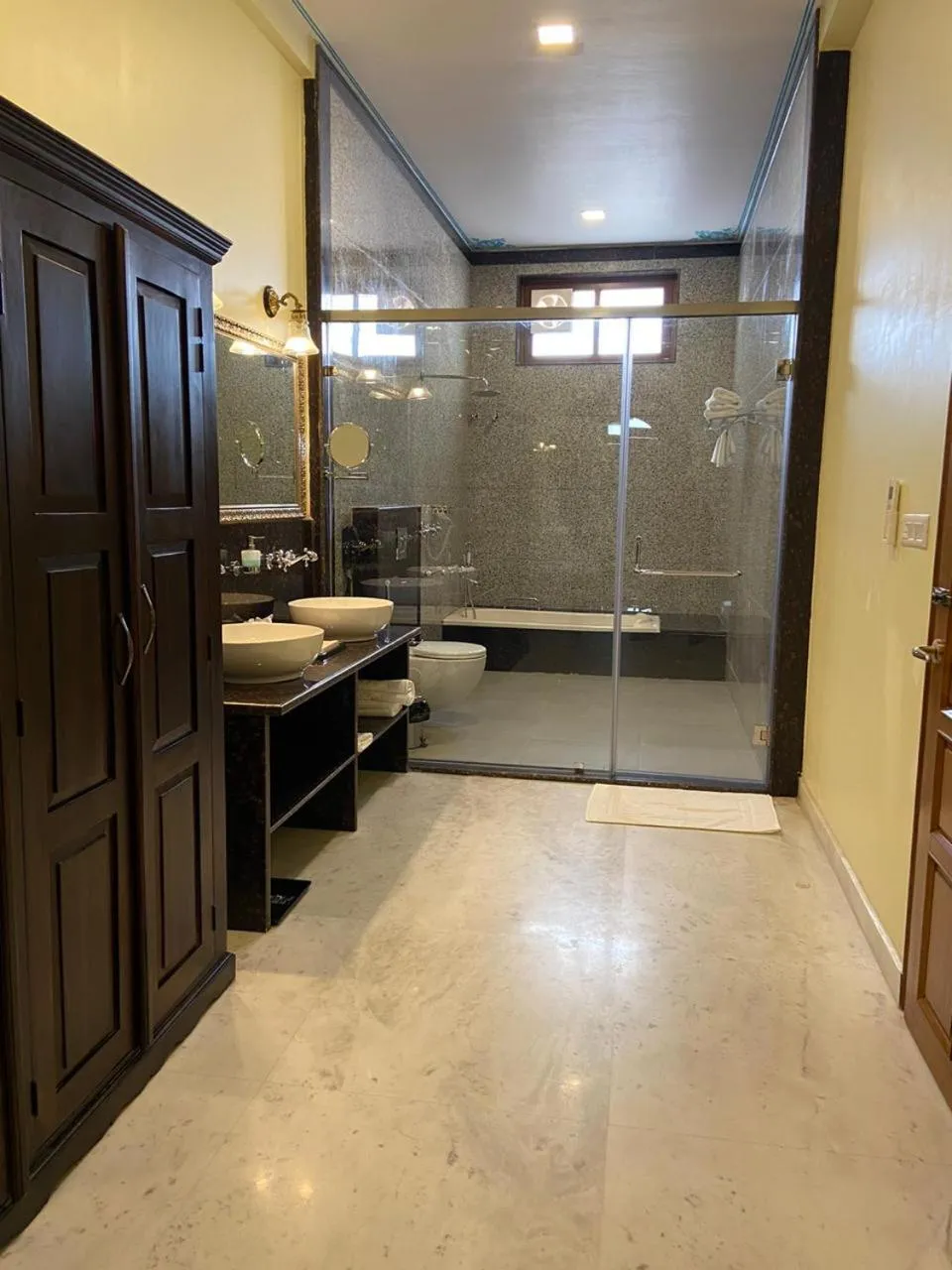 Bathroom in Umaid Farm Resort- A Legancy Vintage Stay In Jaipur