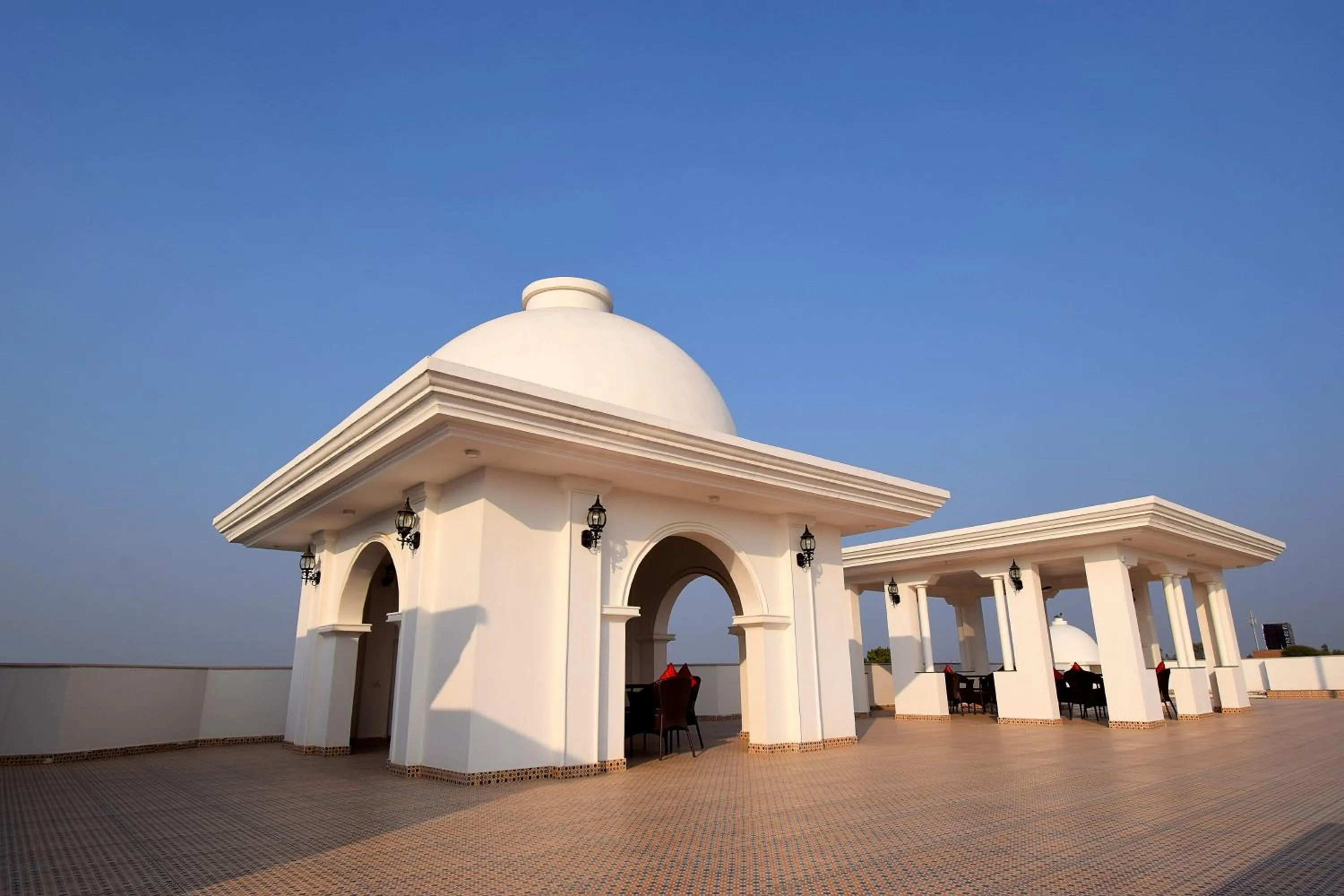 Balcony/Terrace in Umaid Farm Resort- A Legancy Vintage Stay In Jaipur