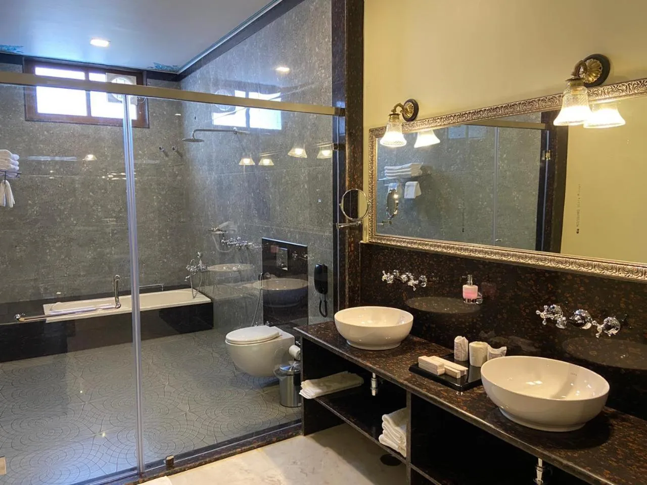 Bathroom in Umaid Farm Resort- A Legancy Vintage Stay In Jaipur