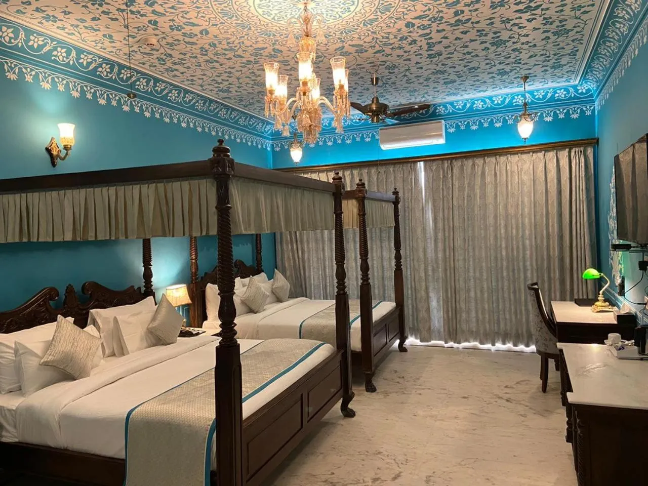 View (from property/room), Bed in Umaid Farm Resort- A Legancy Vintage Stay In Jaipur