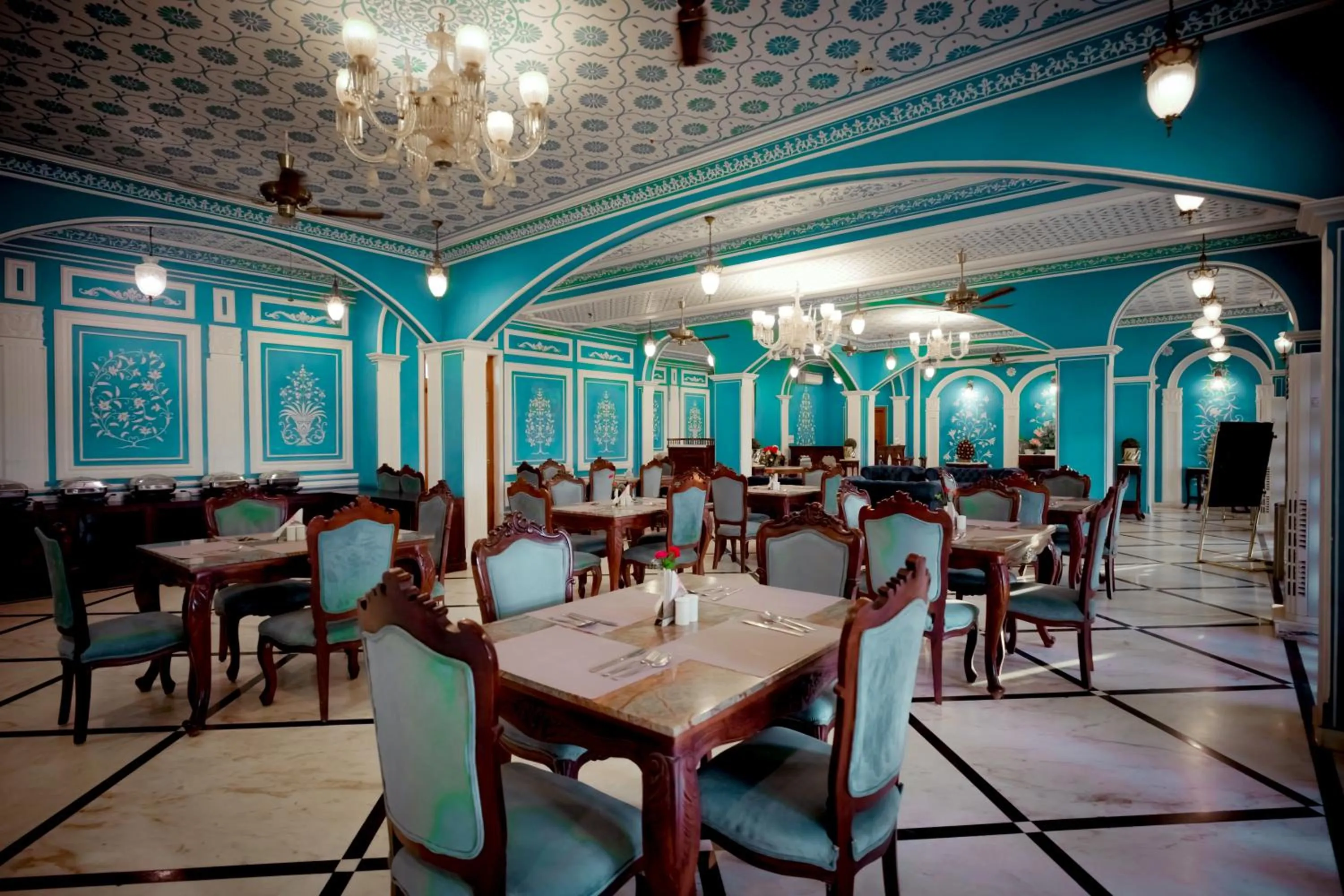 Restaurant/places to eat in Umaid Farm Resort- A Legancy Vintage Stay In Jaipur