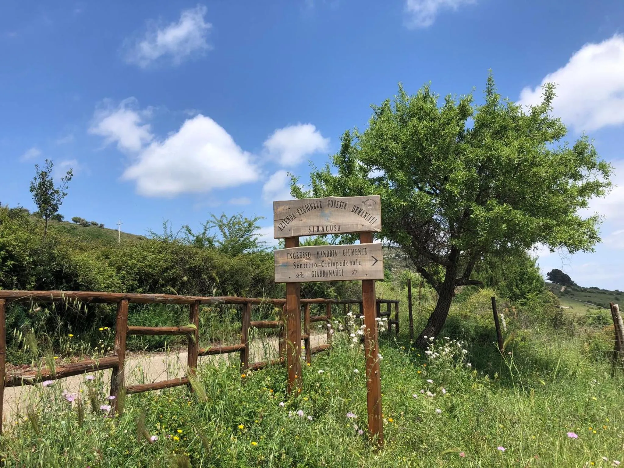 Natural landscape in Pantalica Ranch Agriturismo Siciliano