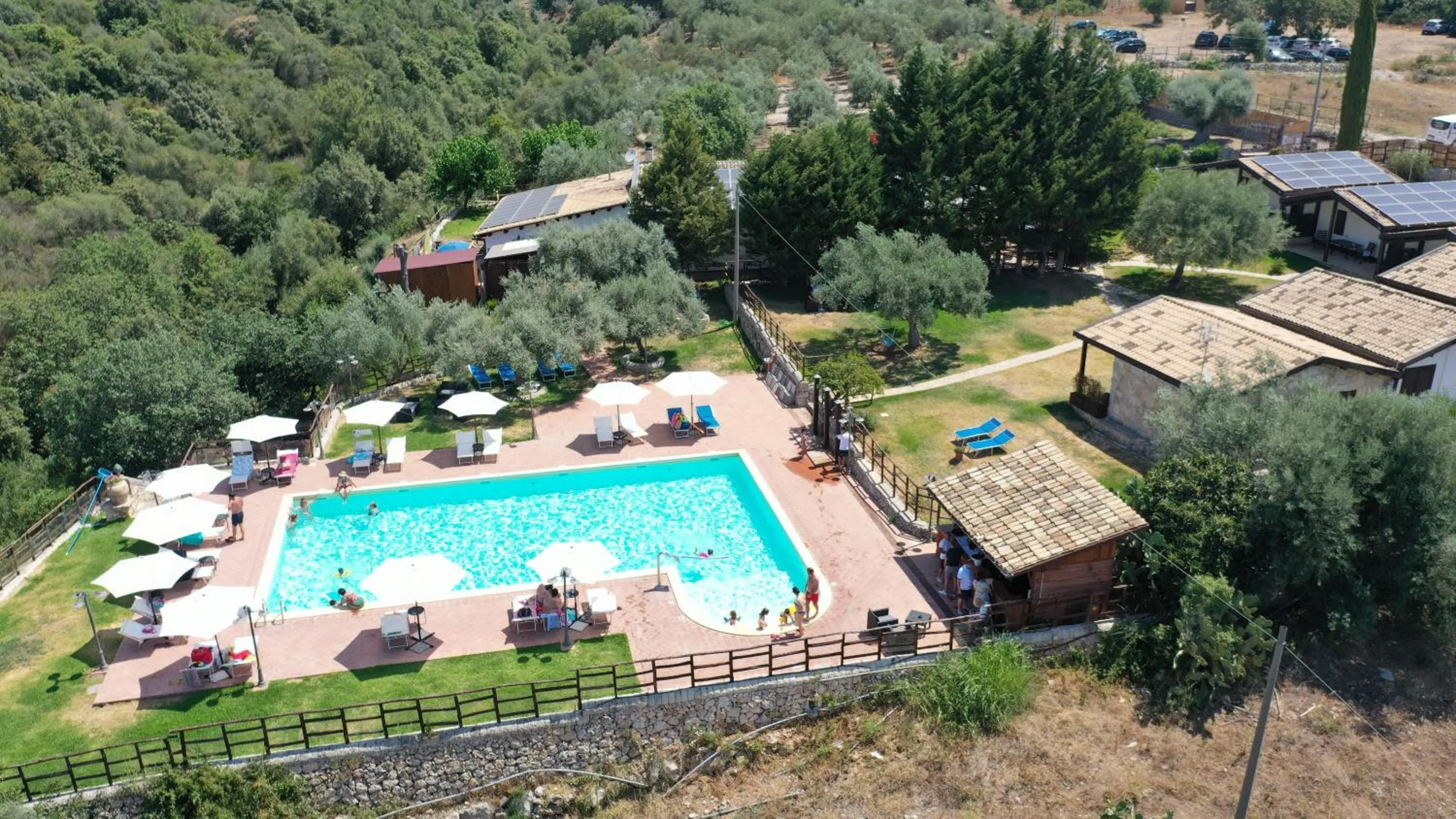 Swimming pool in Pantalica Ranch Agriturismo Siciliano