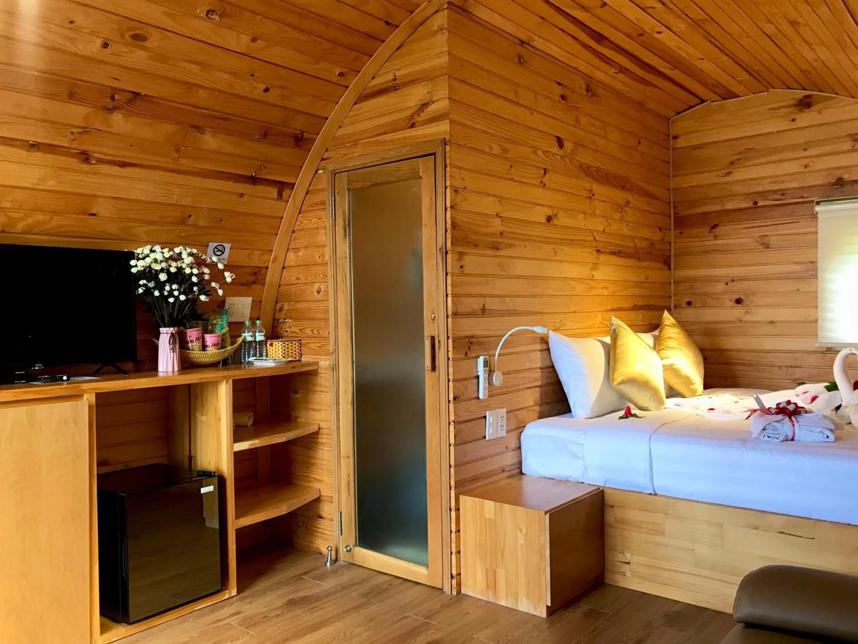 Bed in Seagate Bungalow Quy Nhon