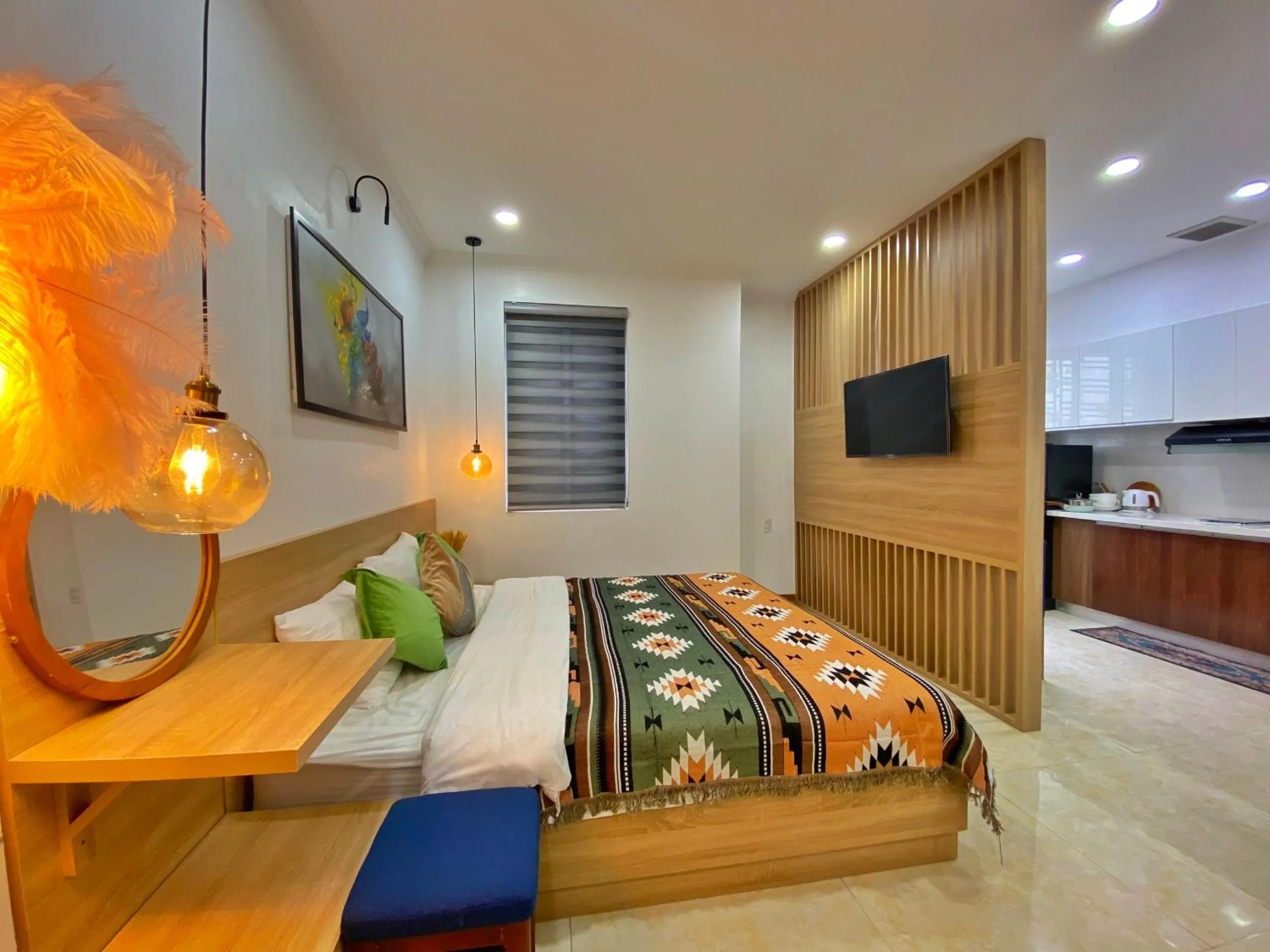 Bed in Hue Crown Boutique best hotel