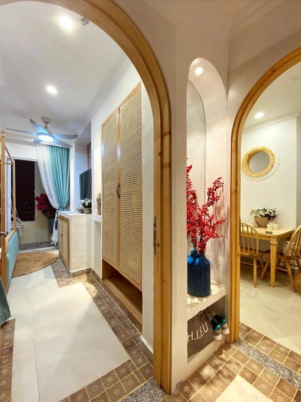 Bed in Hue Crown Boutique best hotel