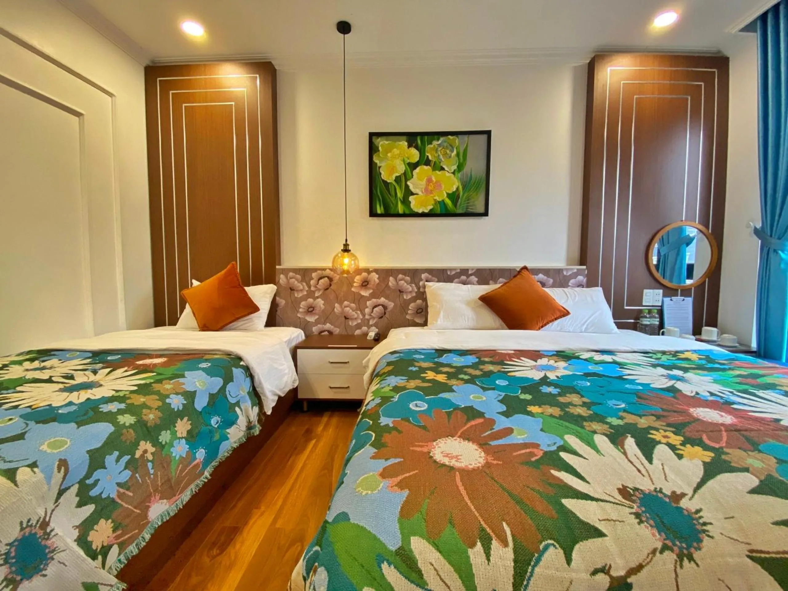 Bed in Hue Crown Boutique best hotel