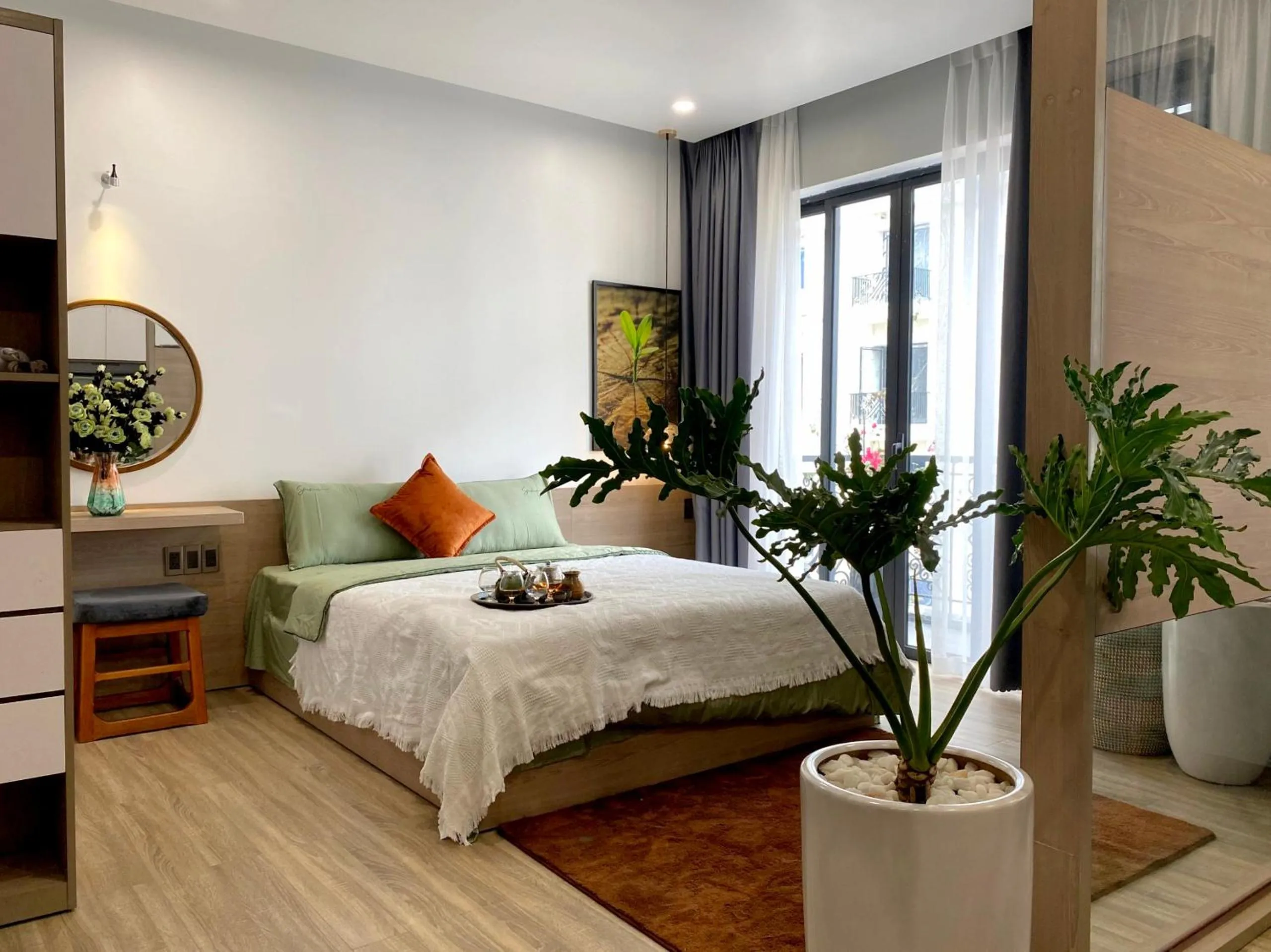 Bed in Hue Crown Boutique best hotel