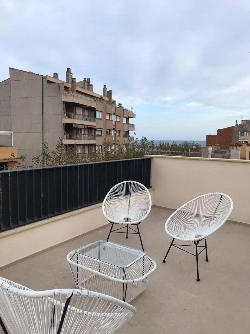 Patio in Nuevo Luminoso Apartamento Catalina a 80 metros de la playa para 4 personas