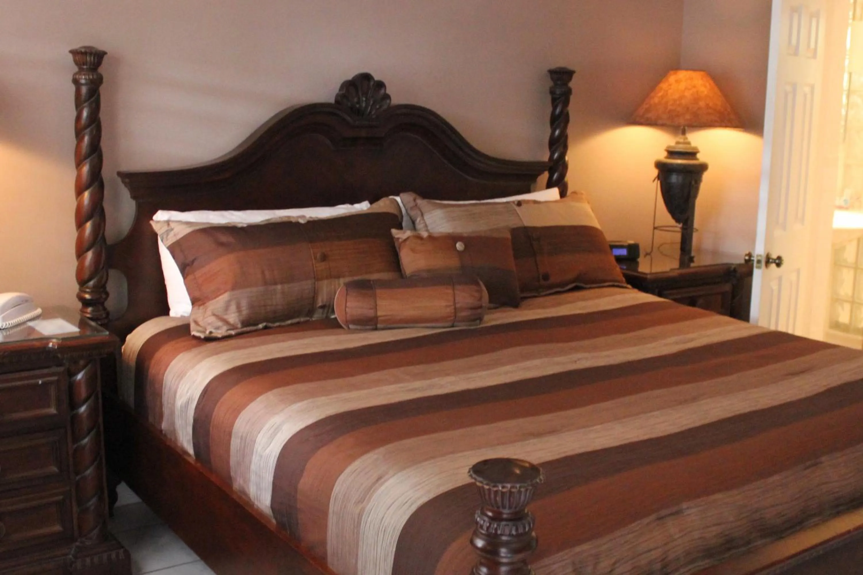Bed in Coral Reef Guesthouse