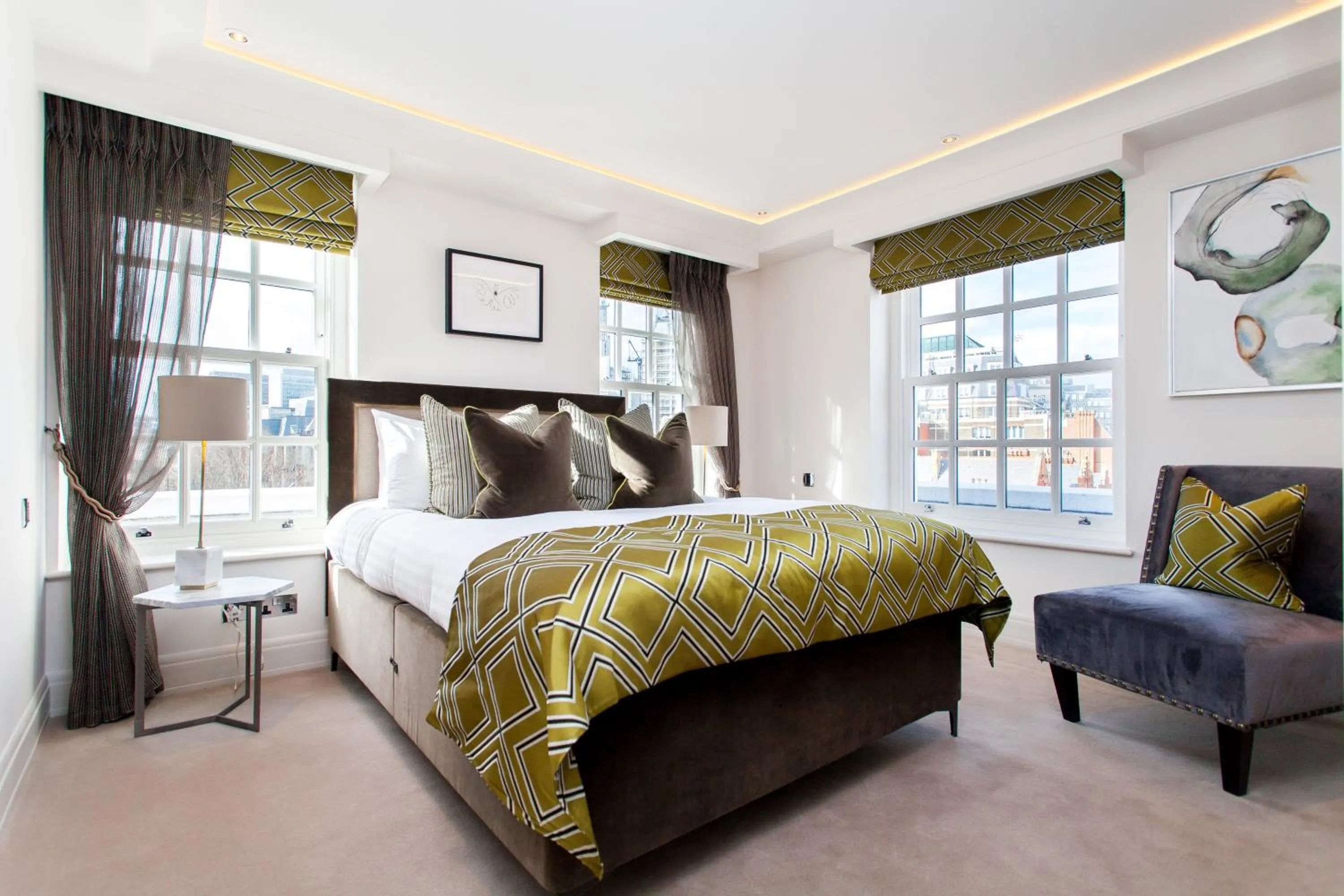 Bed in Hope House Residences by Aeria Apartments