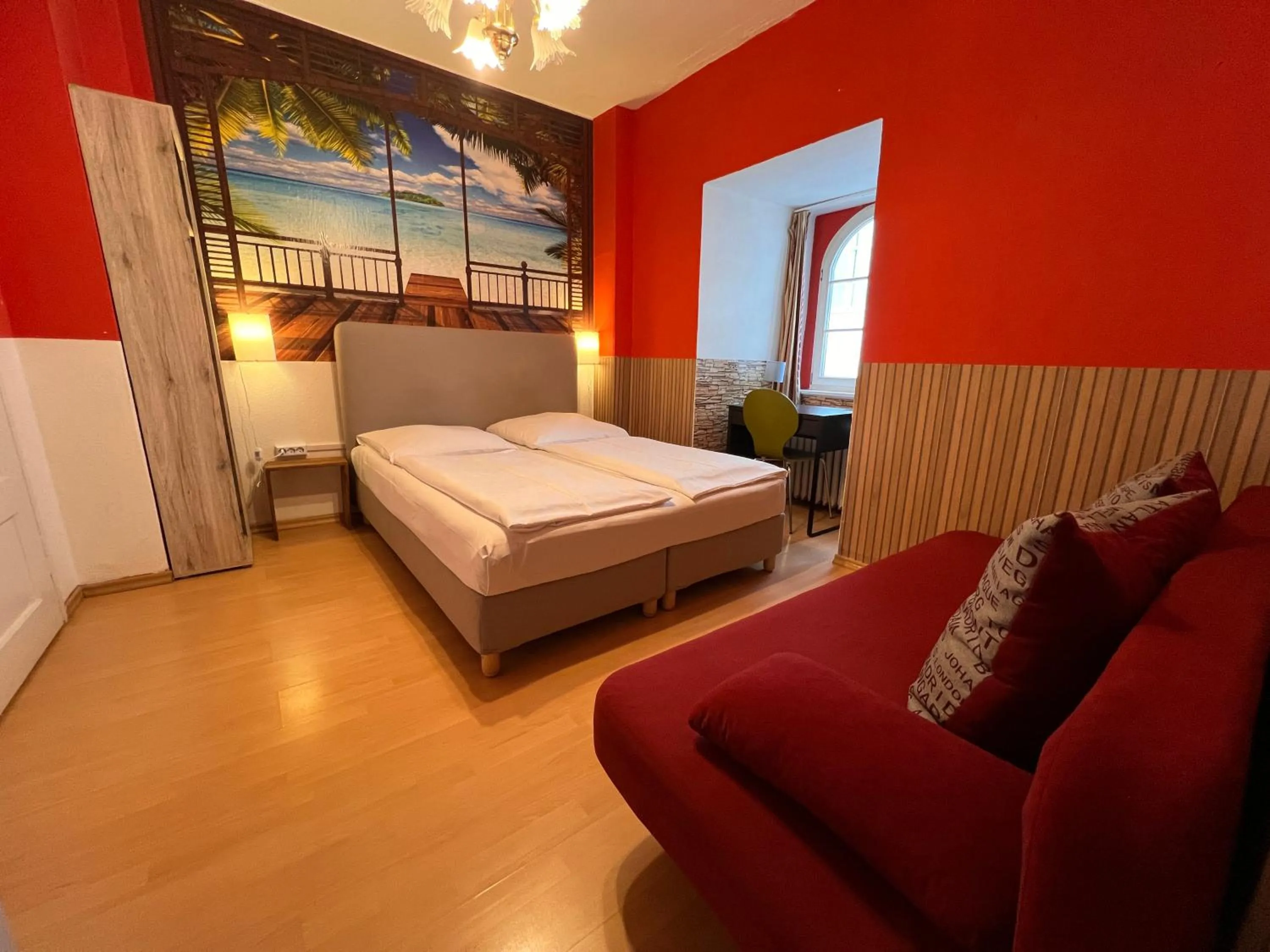 Bed in Hotel Galleria