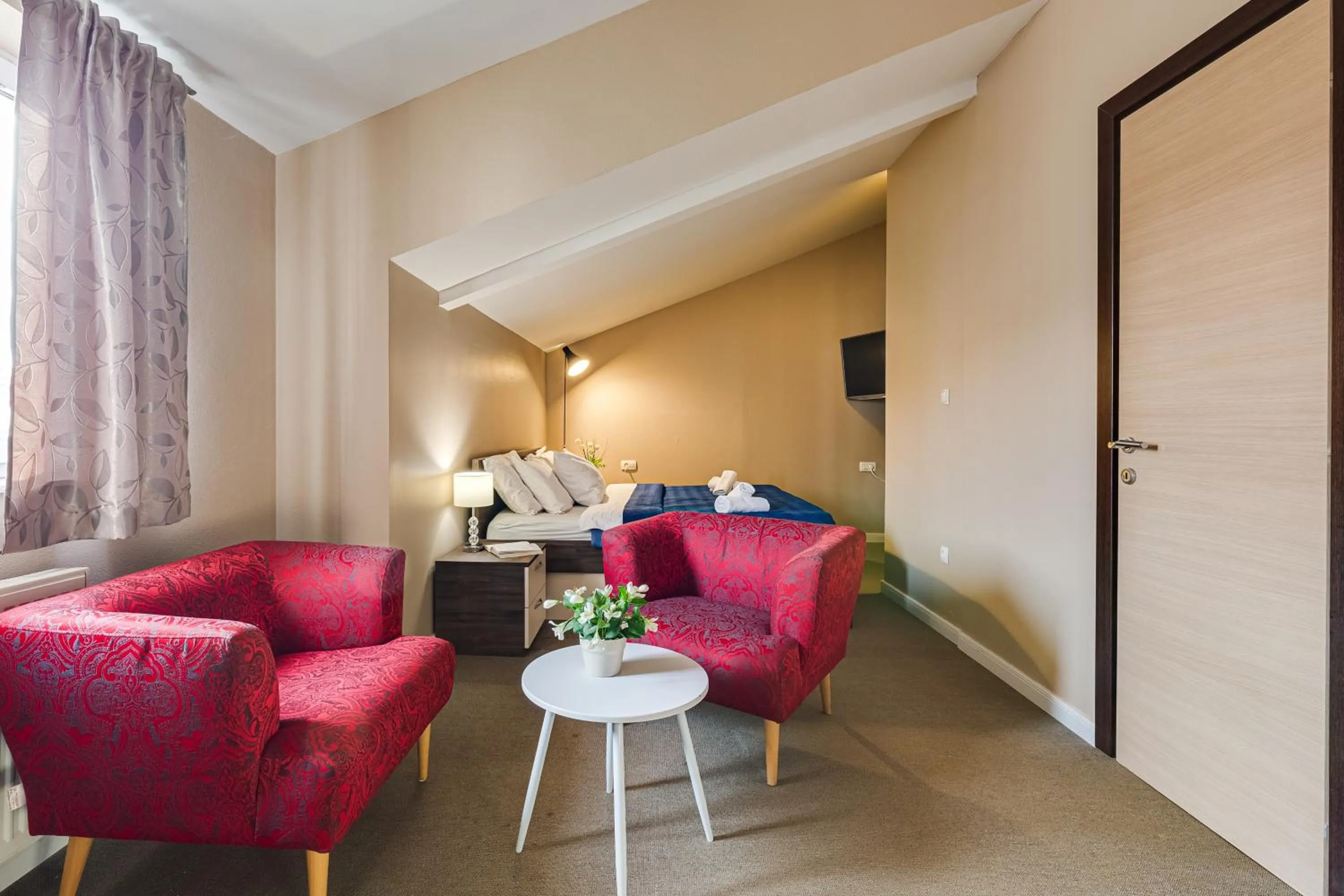 Seating area in Hotel Sky