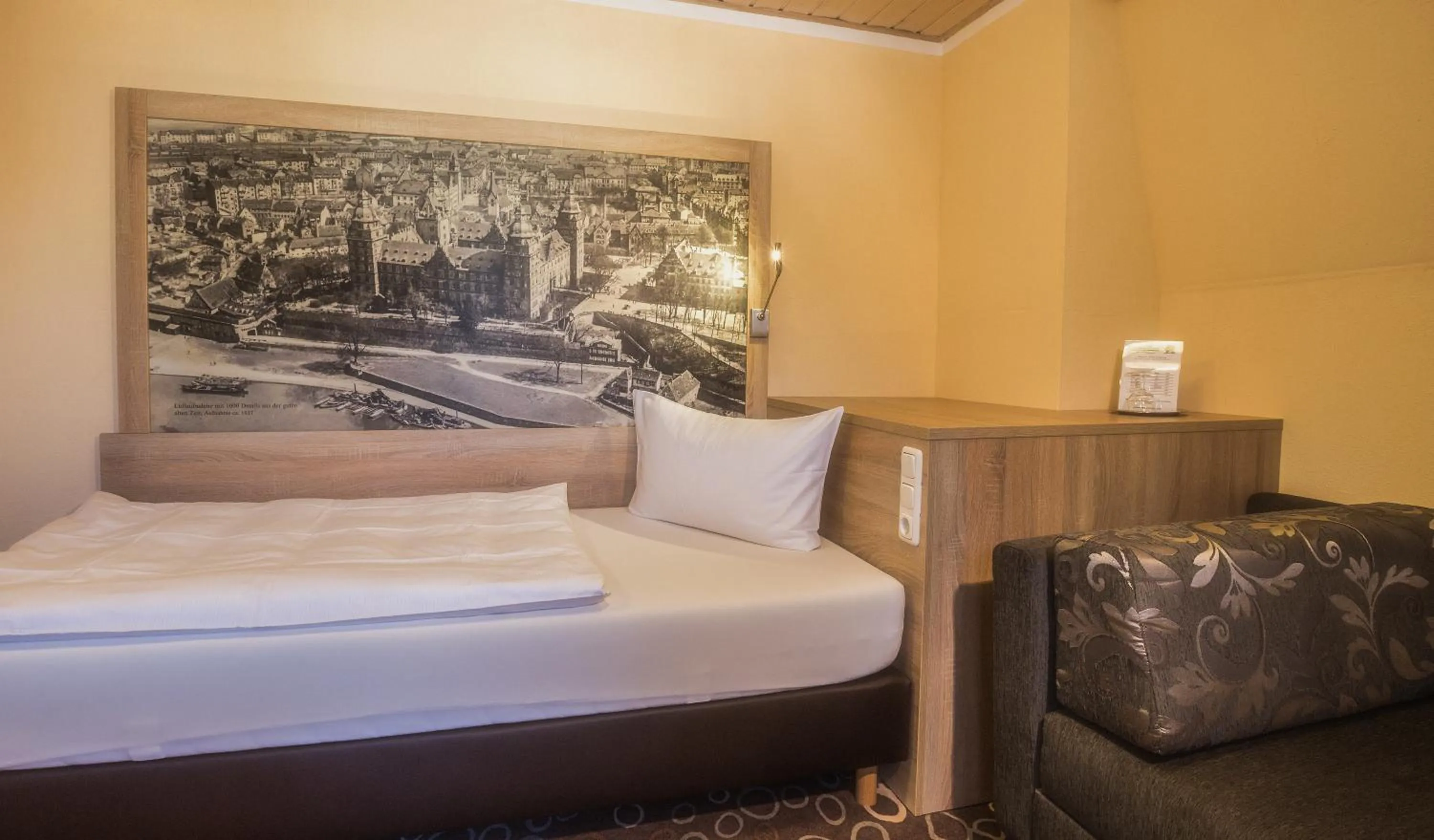 Bed in Hotel Wilder Mann