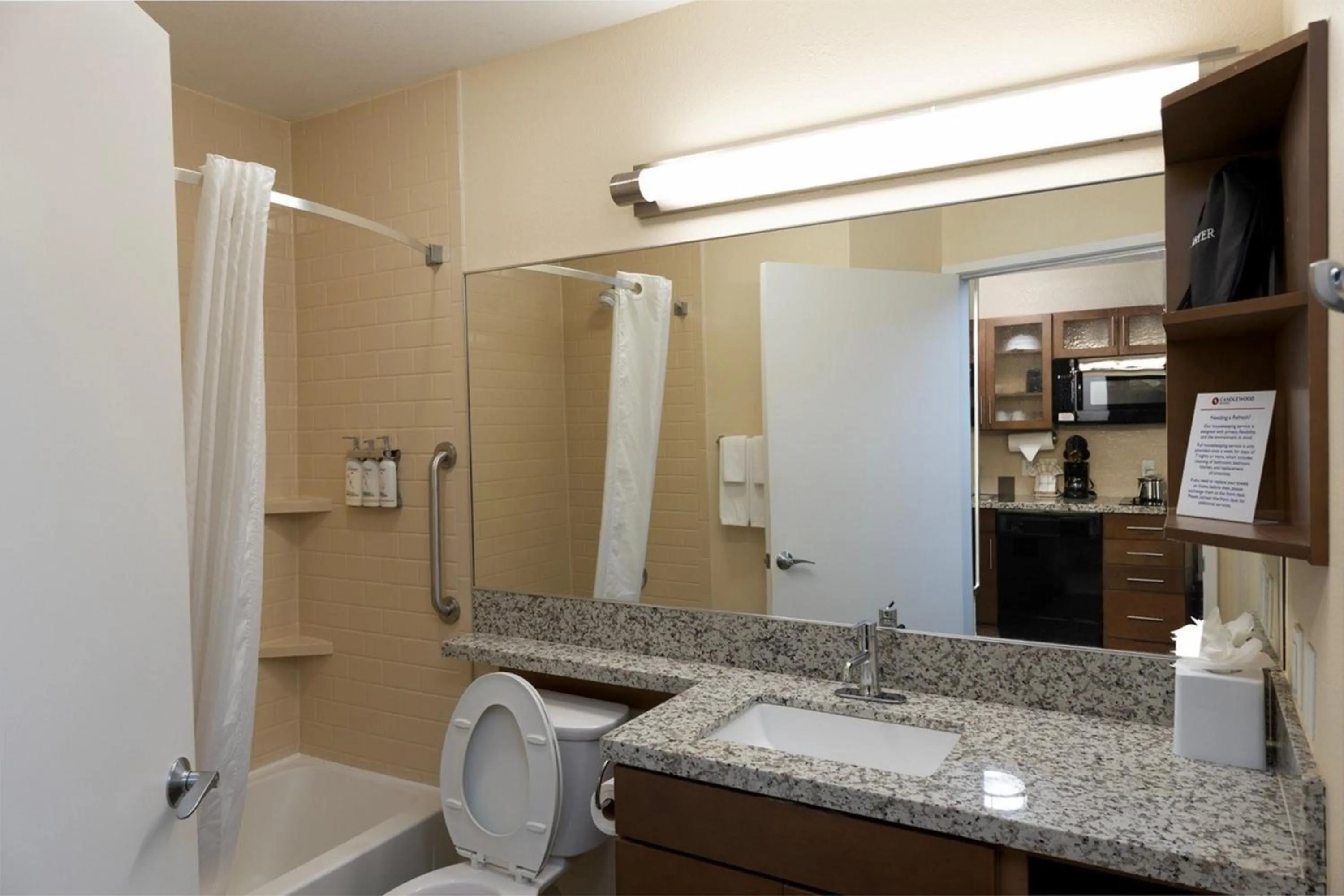 Bathroom in Candlewood Suites - Panama City Beach Pier Park by IHG