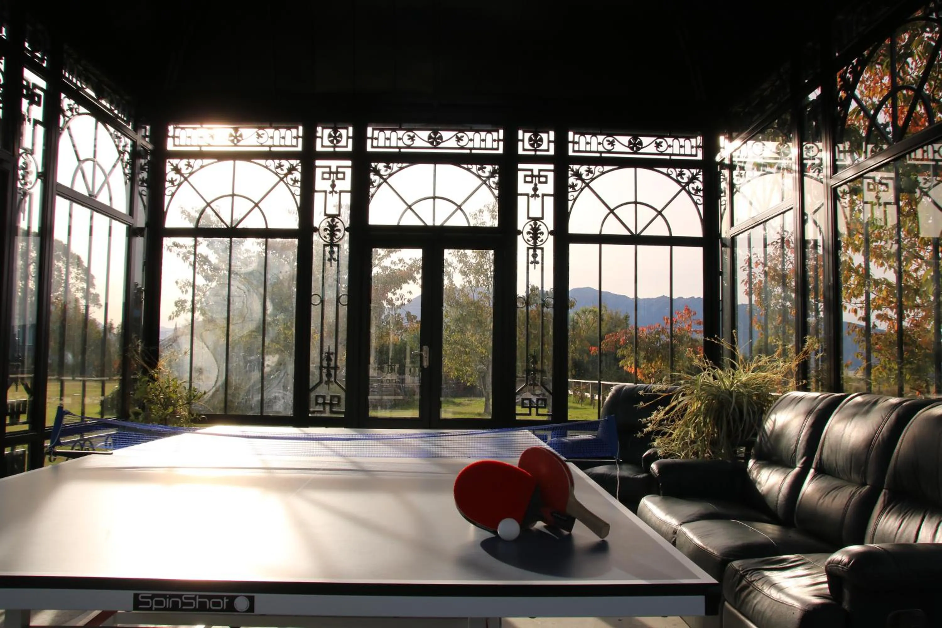 Table tennis in Te Anau Lodge