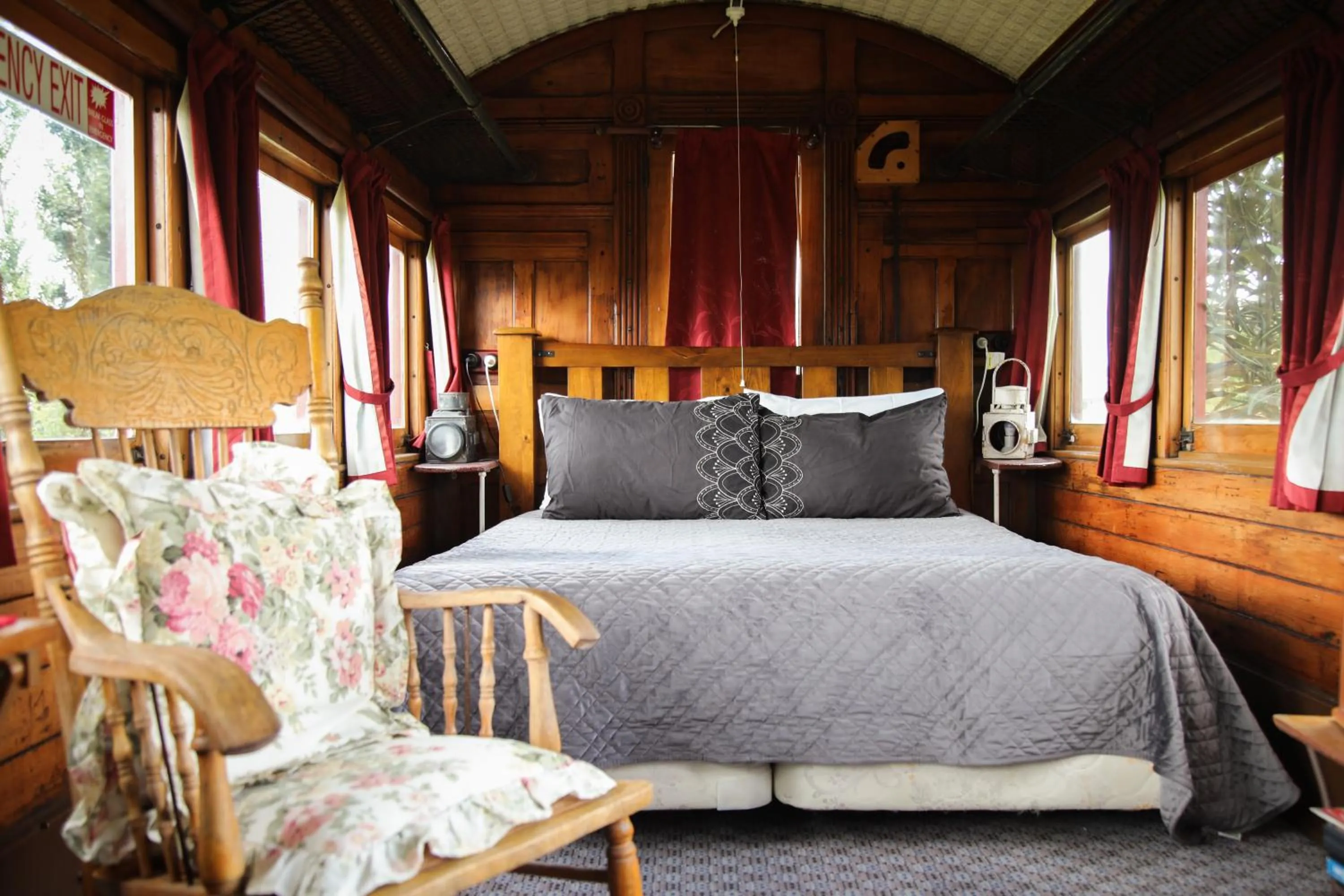 Bed in Te Anau Lodge