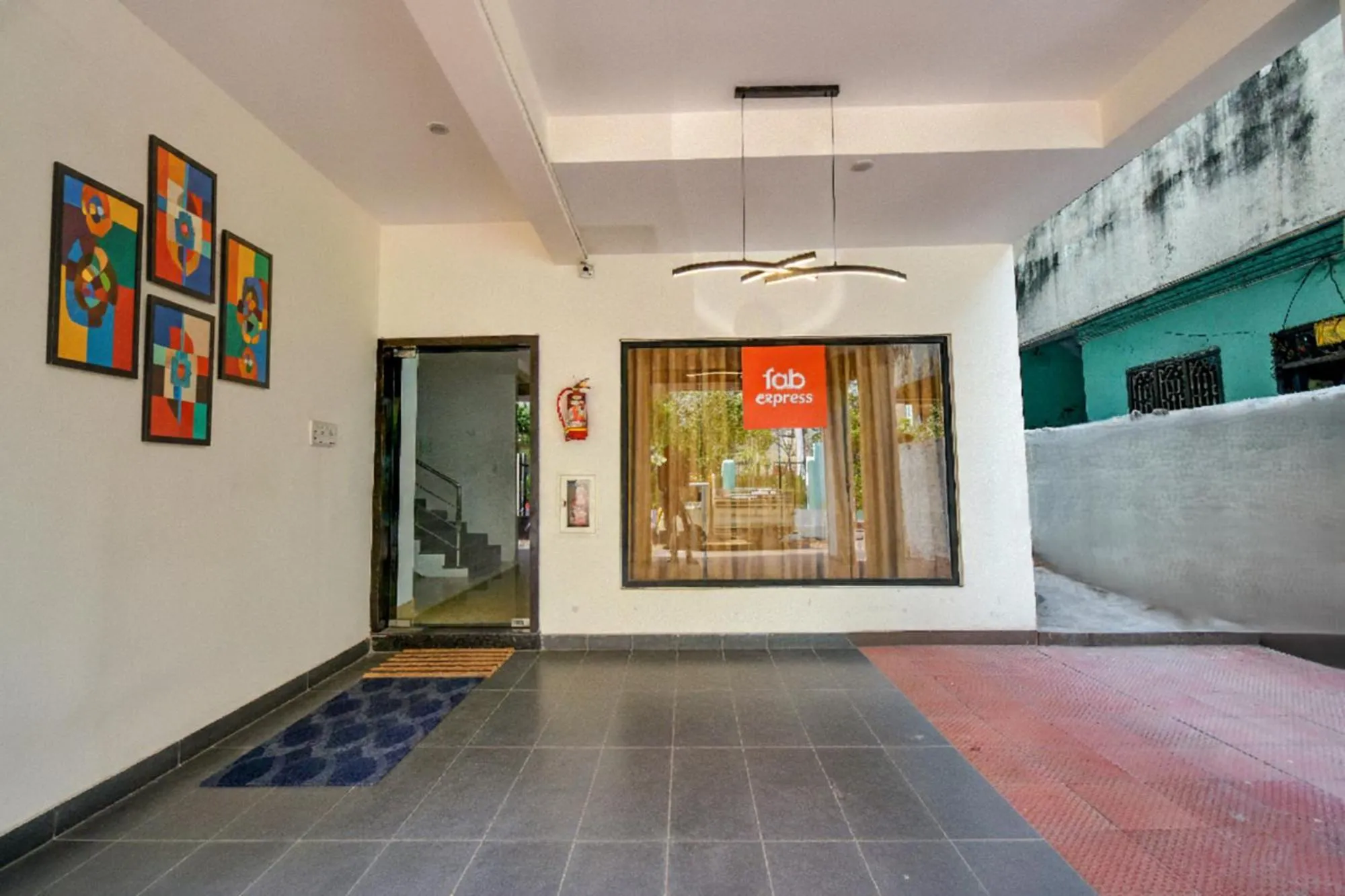 Facade/entrance in FabHotel P A S Residency