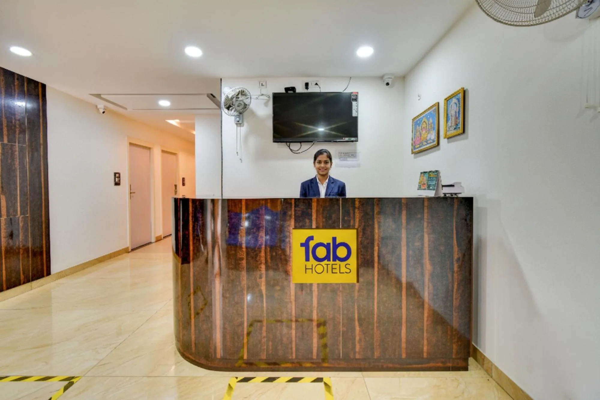 Lobby or reception in FabHotel P A S Residency