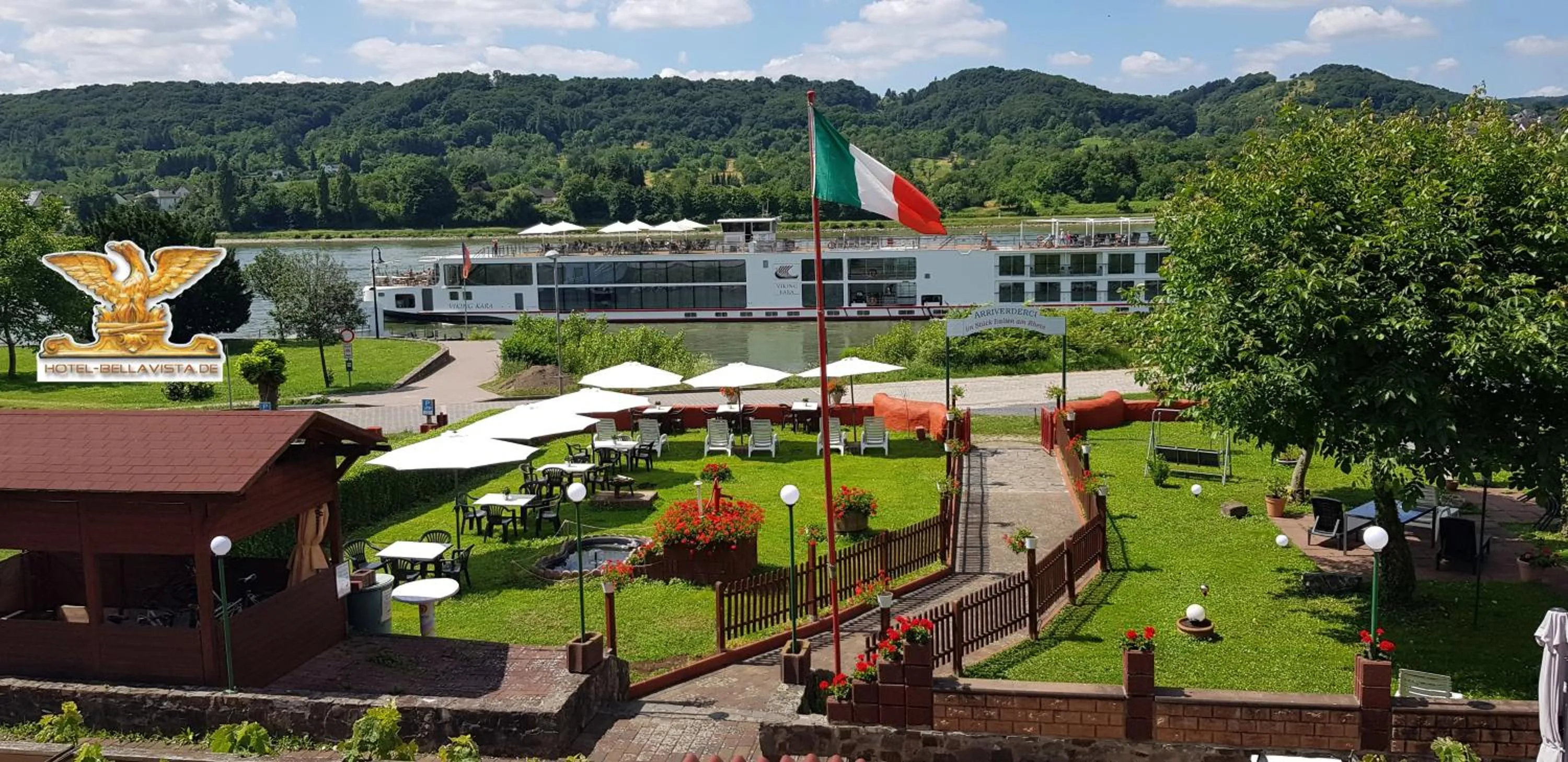 River view in Rheinhotel Bellavista