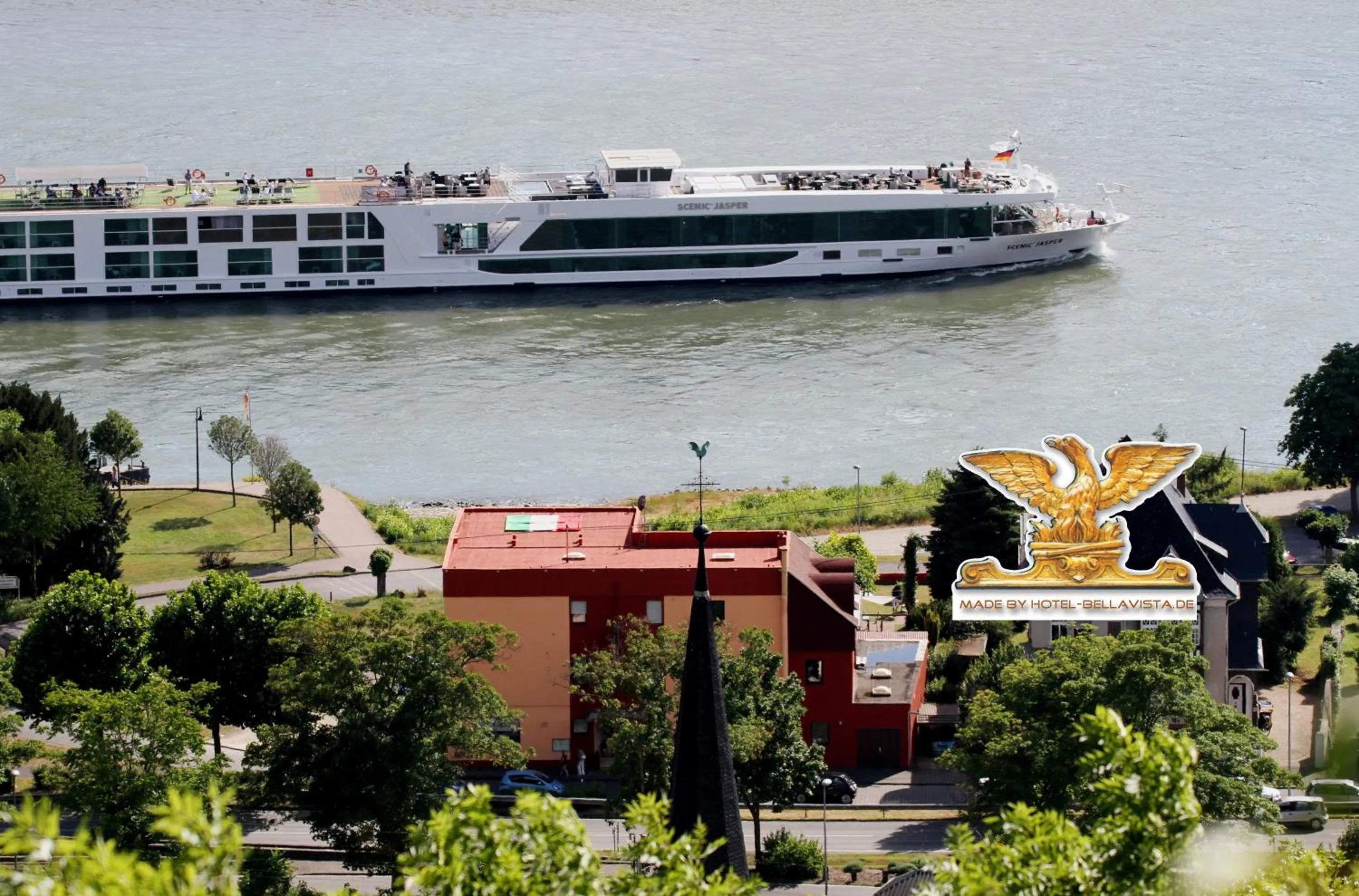 Bird's eye view in Rheinhotel Bellavista