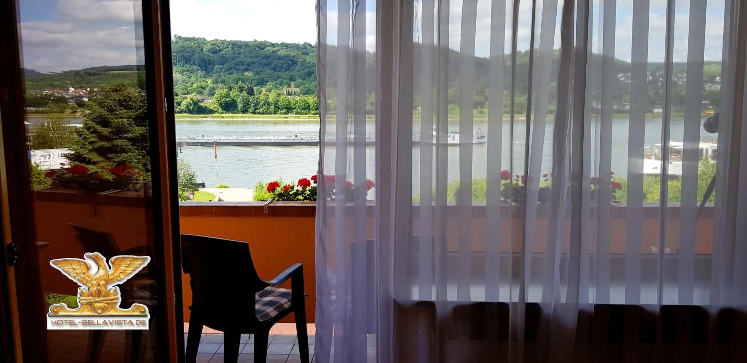 River view in Rheinhotel Bellavista