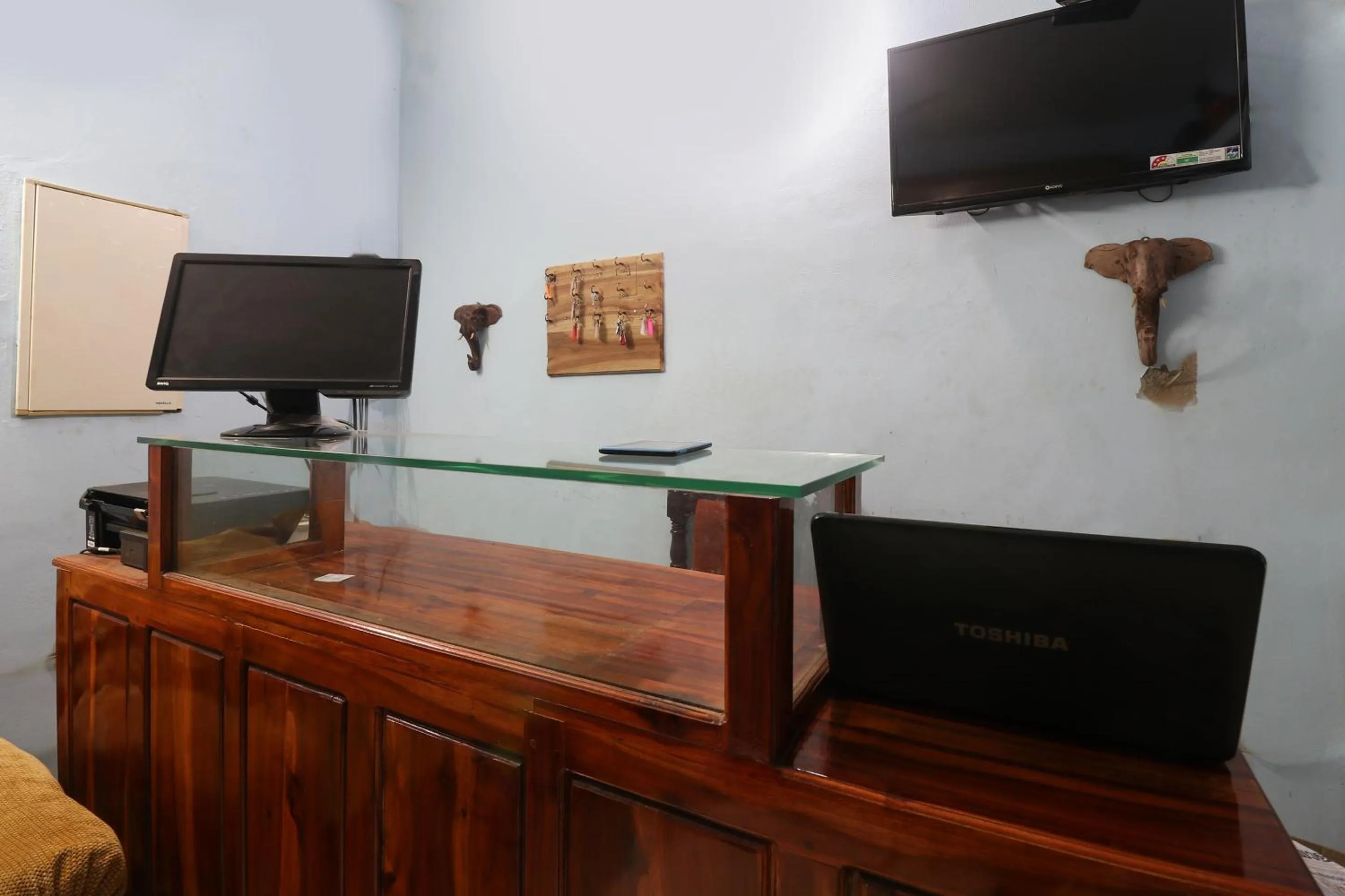 Lobby or reception in Hotel O Sandhra Apartments