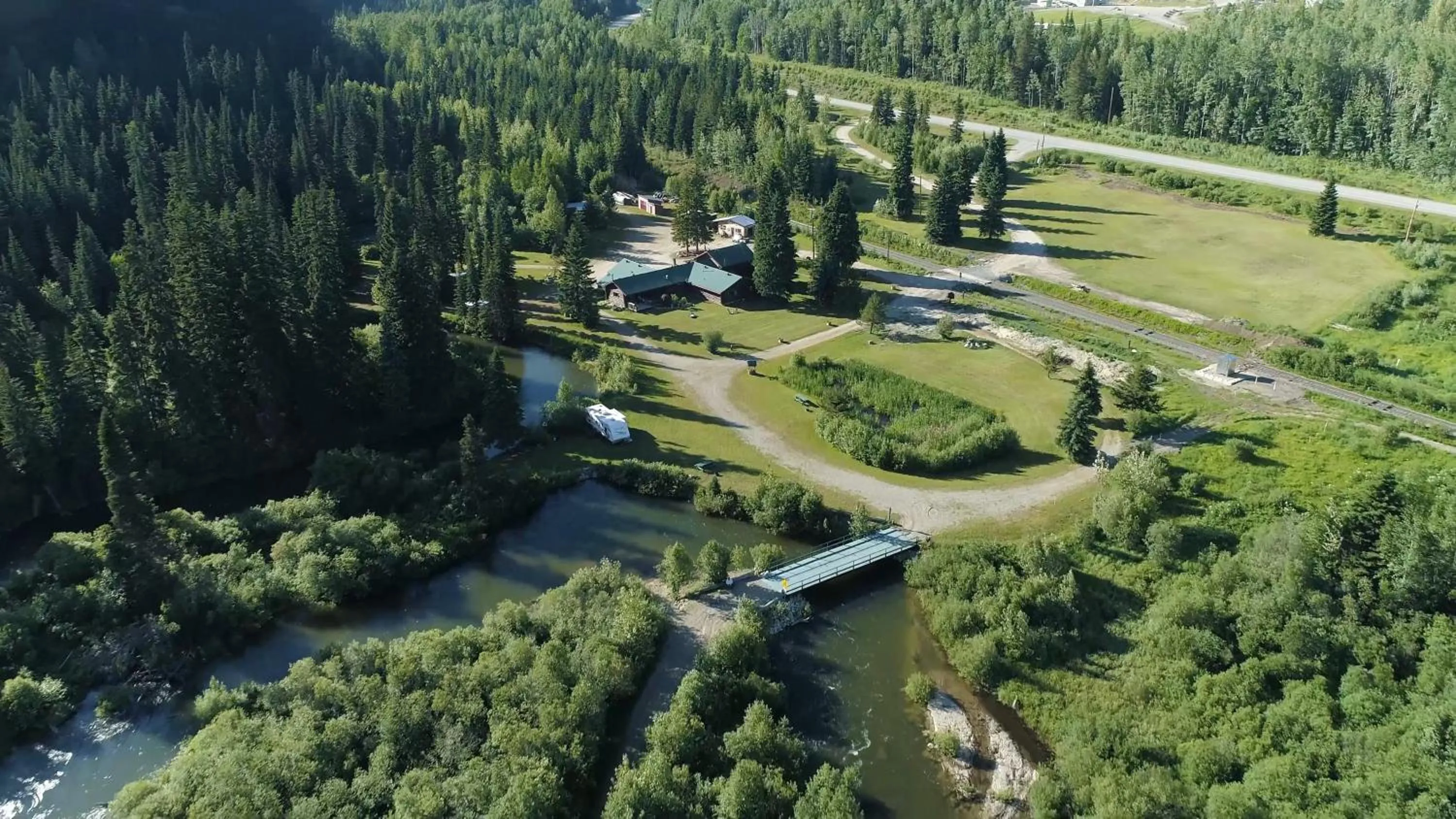 Bird's eye view in Summit River Lodge & Campsites