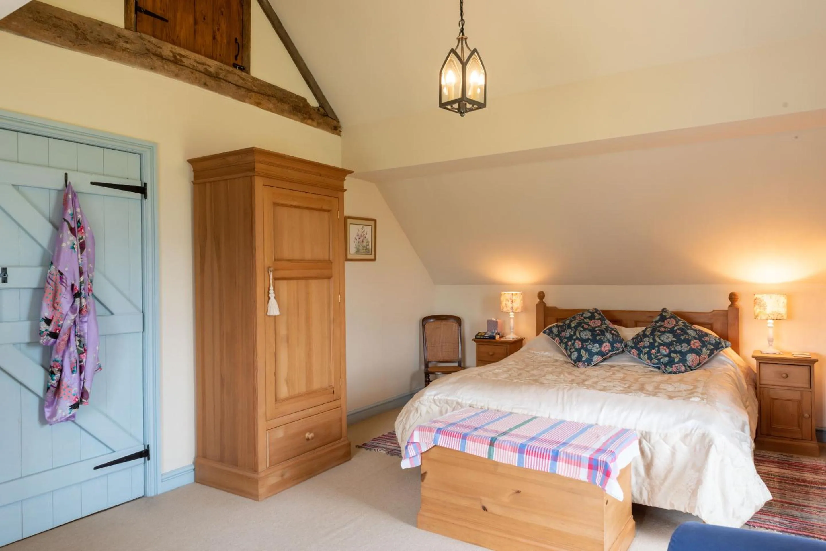 Bedroom, Bed in Alltybrain Farm Cottages