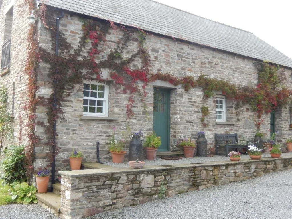 Garden in Alltybrain Farm Cottages